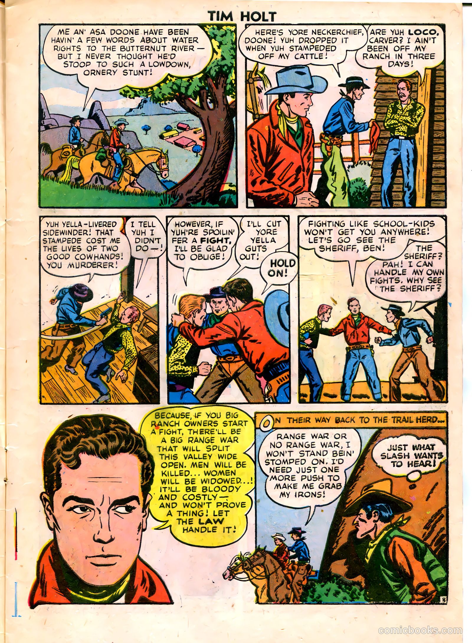 Tim Holt #8 — page 5 of 36