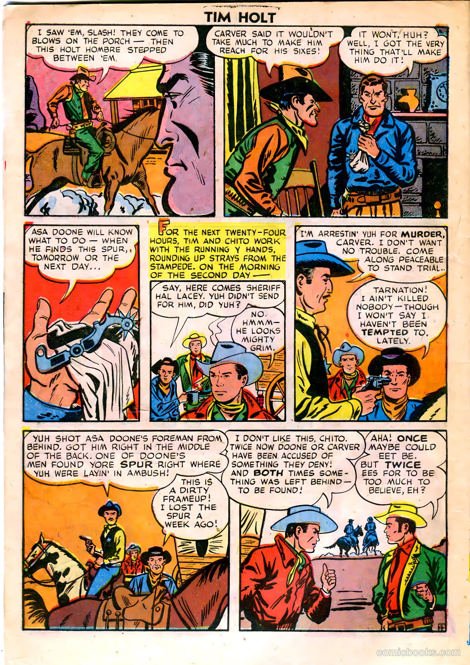 Tim Holt #8 — page 6 of 36