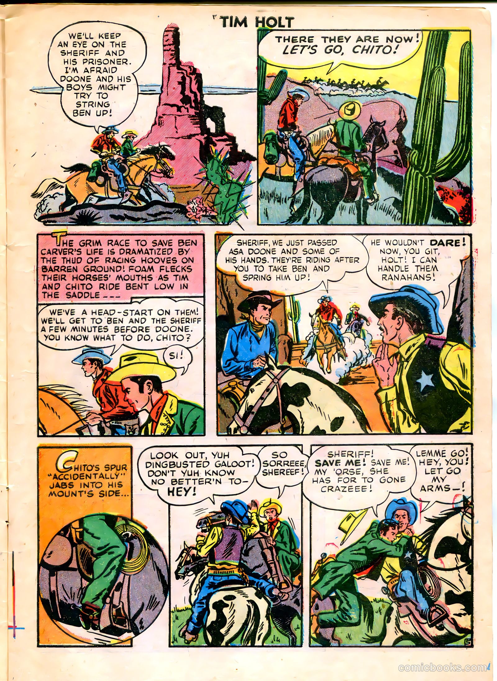 Tim Holt #8 — page 7 of 36