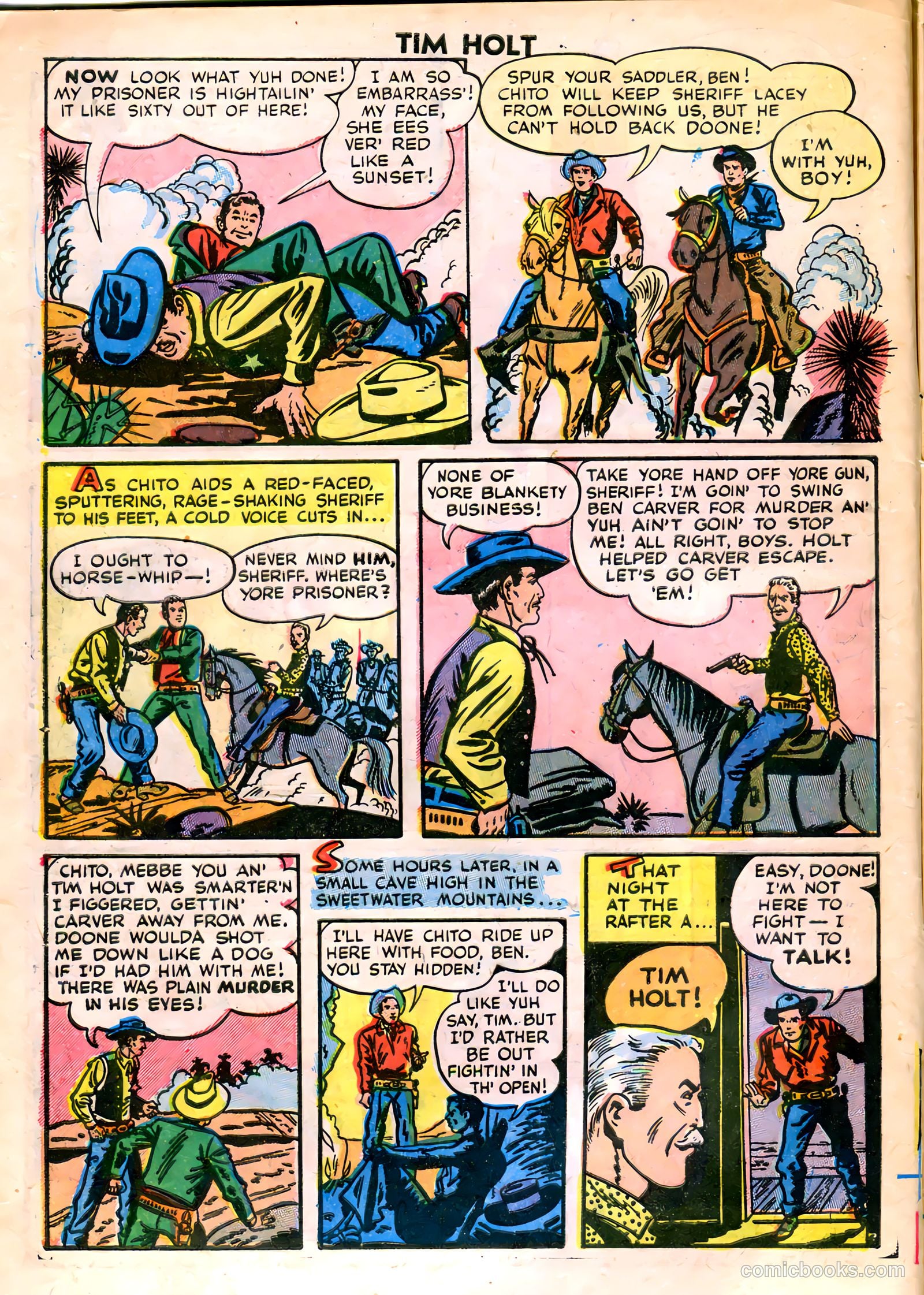 Tim Holt #8 — page 8 of 36