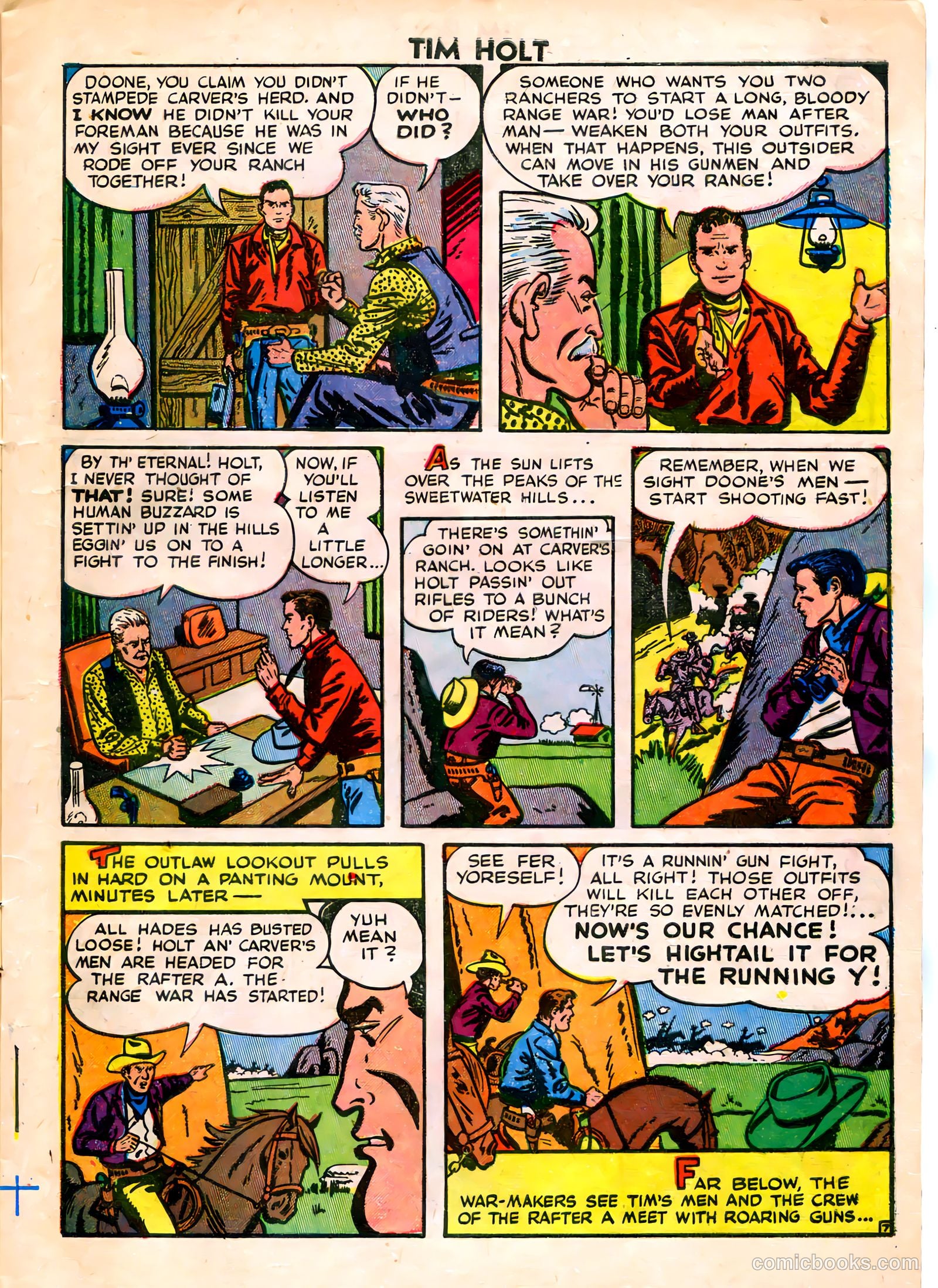 Tim Holt #8 — page 9 of 36