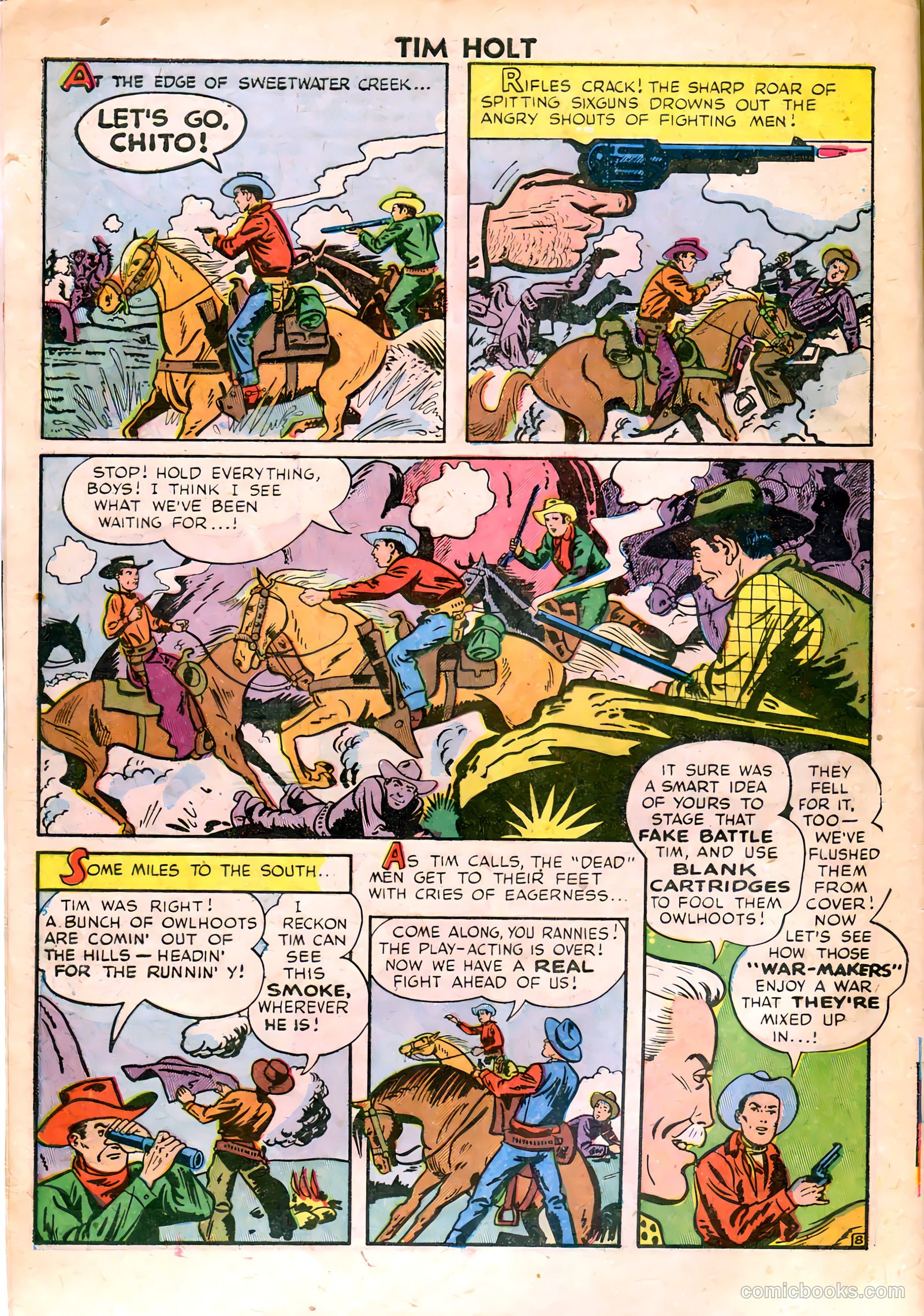 Tim Holt #8 — page 10 of 36