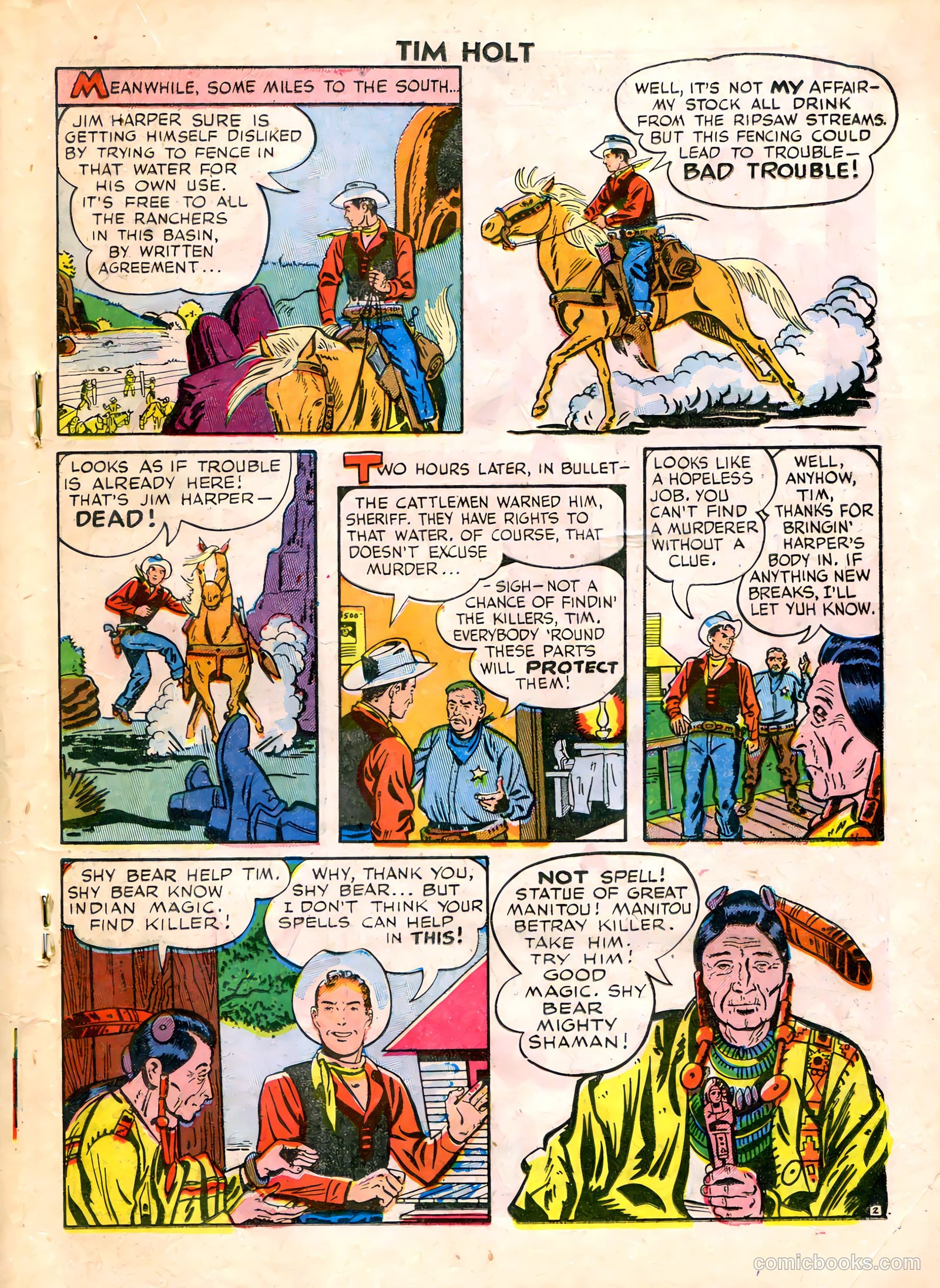 Tim Holt #8 — page 19 of 36