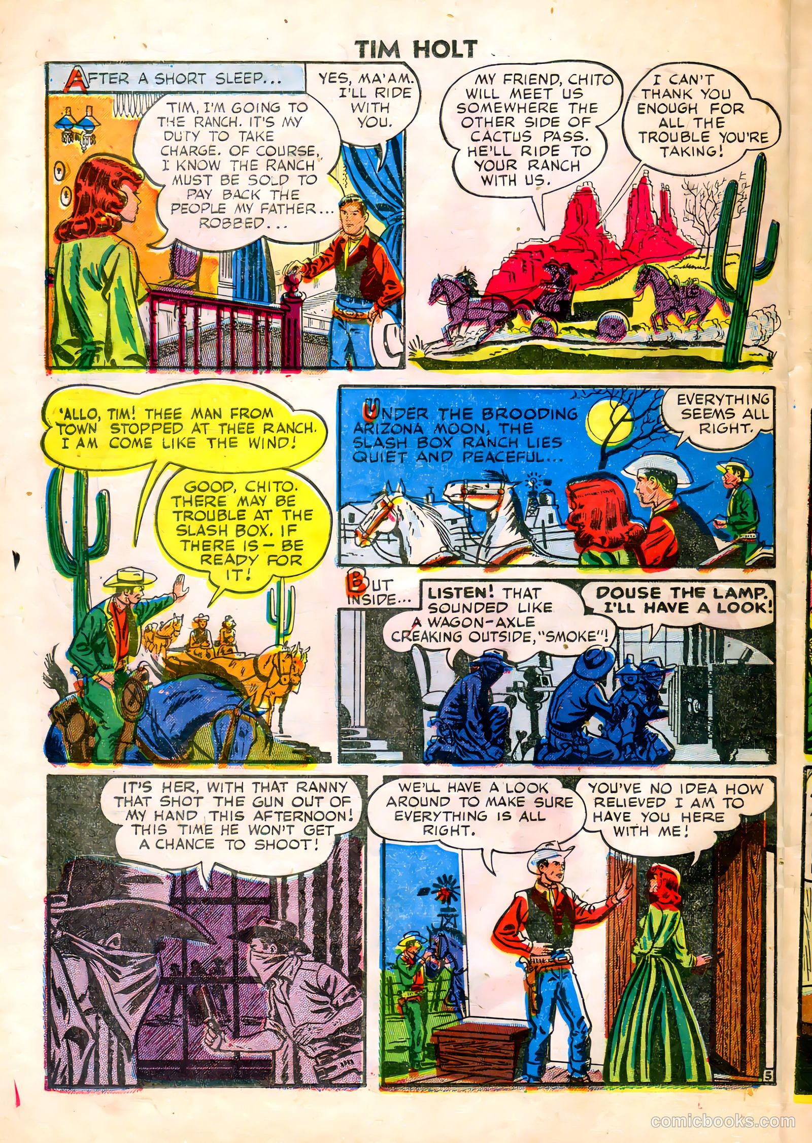 Tim Holt #8 — page 22 of 36