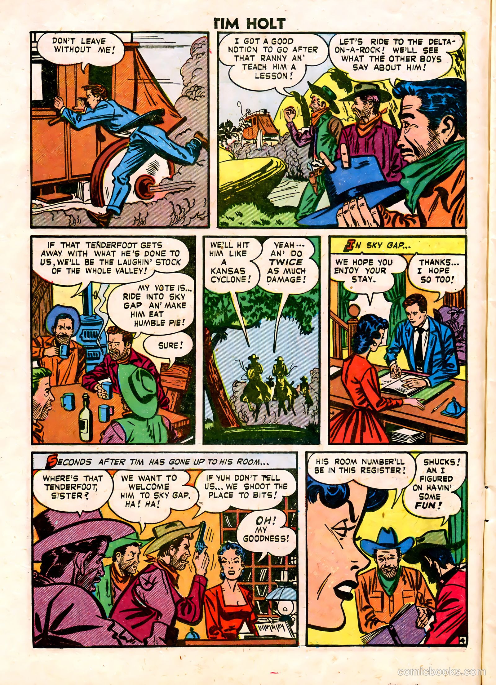 Tim Holt #9 — page 6 of 36