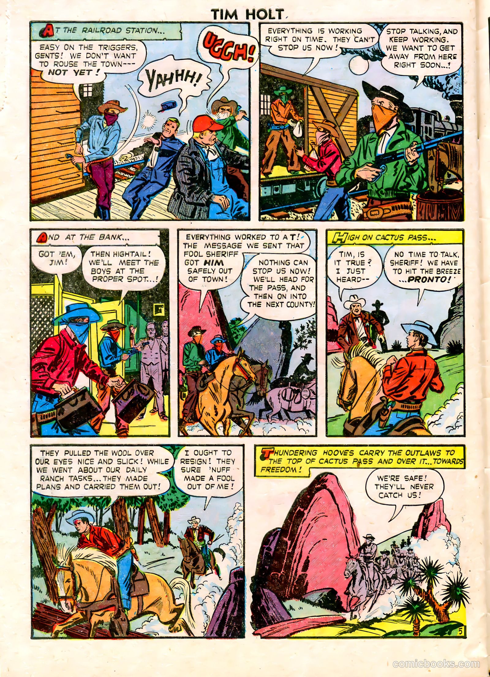 Tim Holt #9 — page 32 of 36
