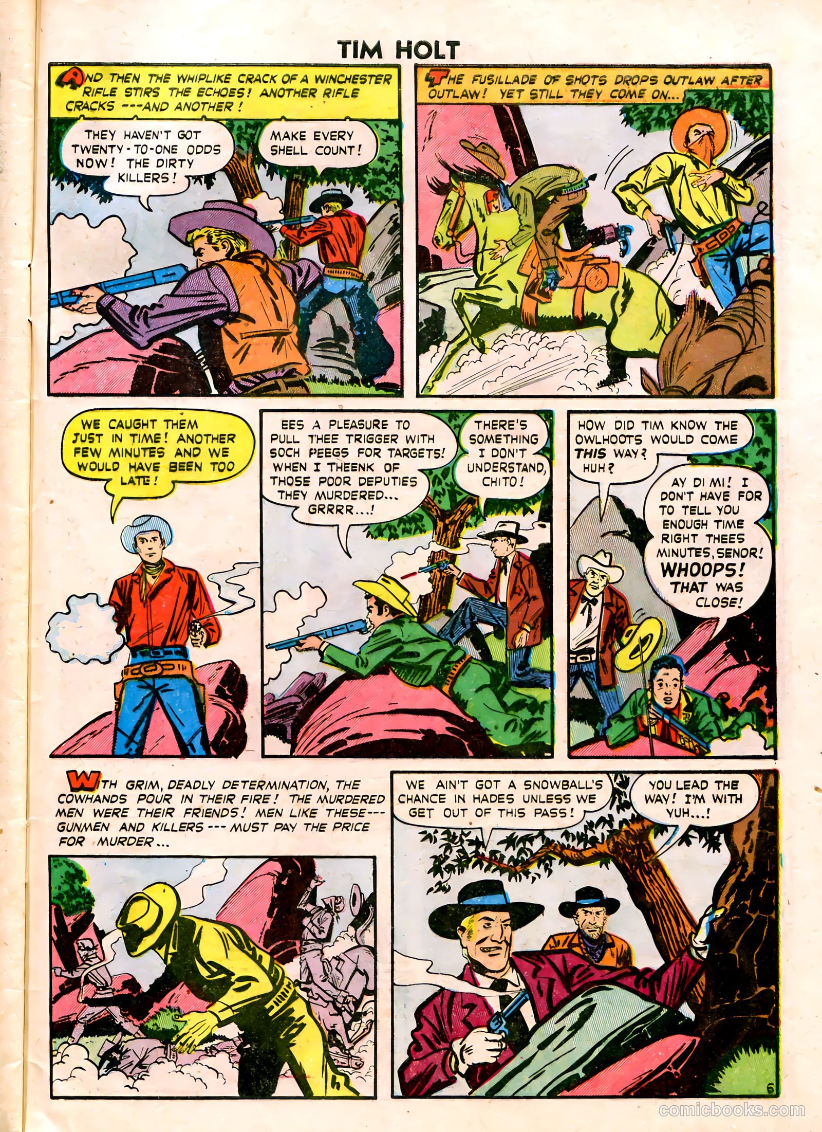 Tim Holt #9 — page 33 of 36