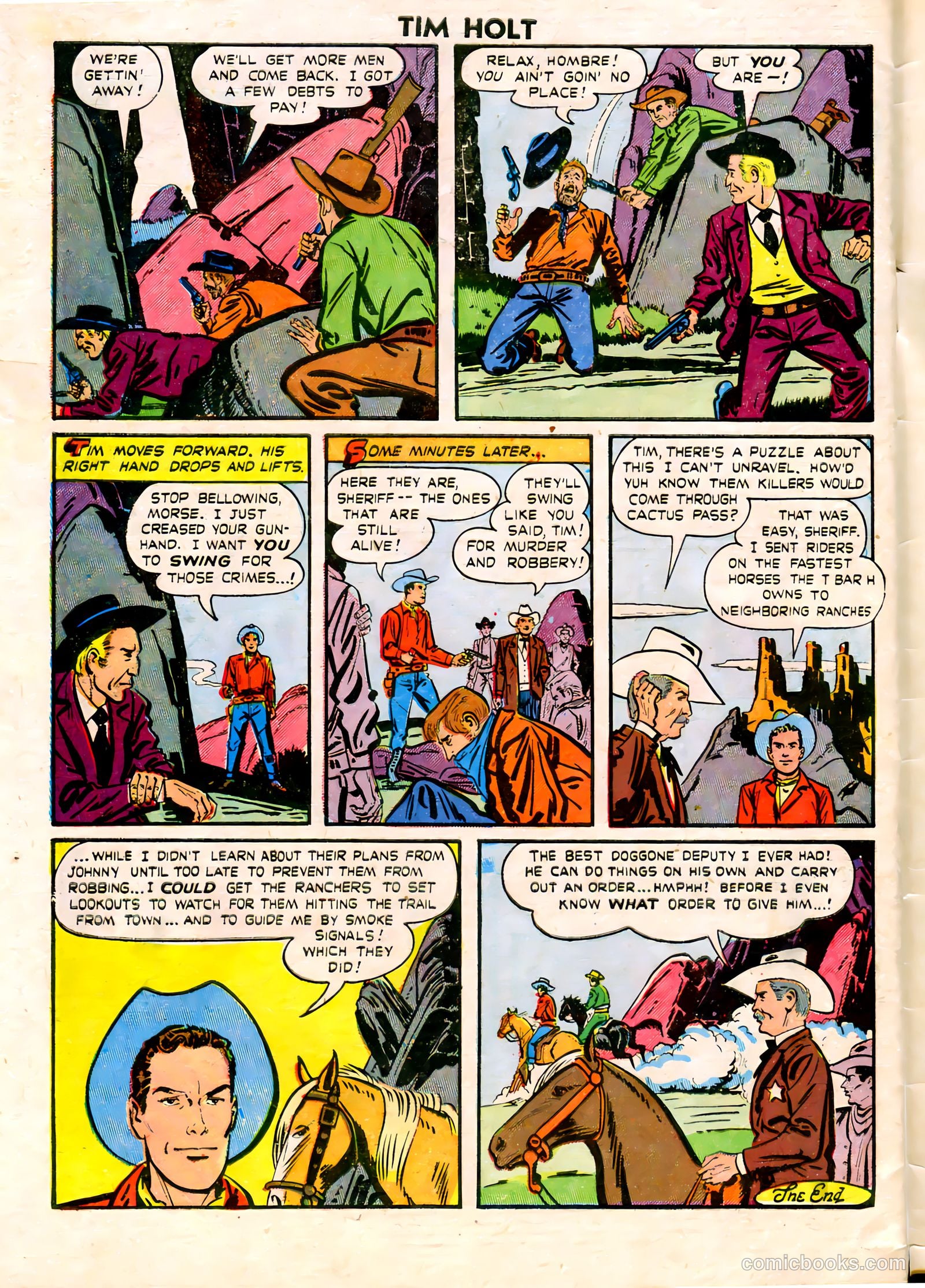 Tim Holt #9 — page 34 of 36