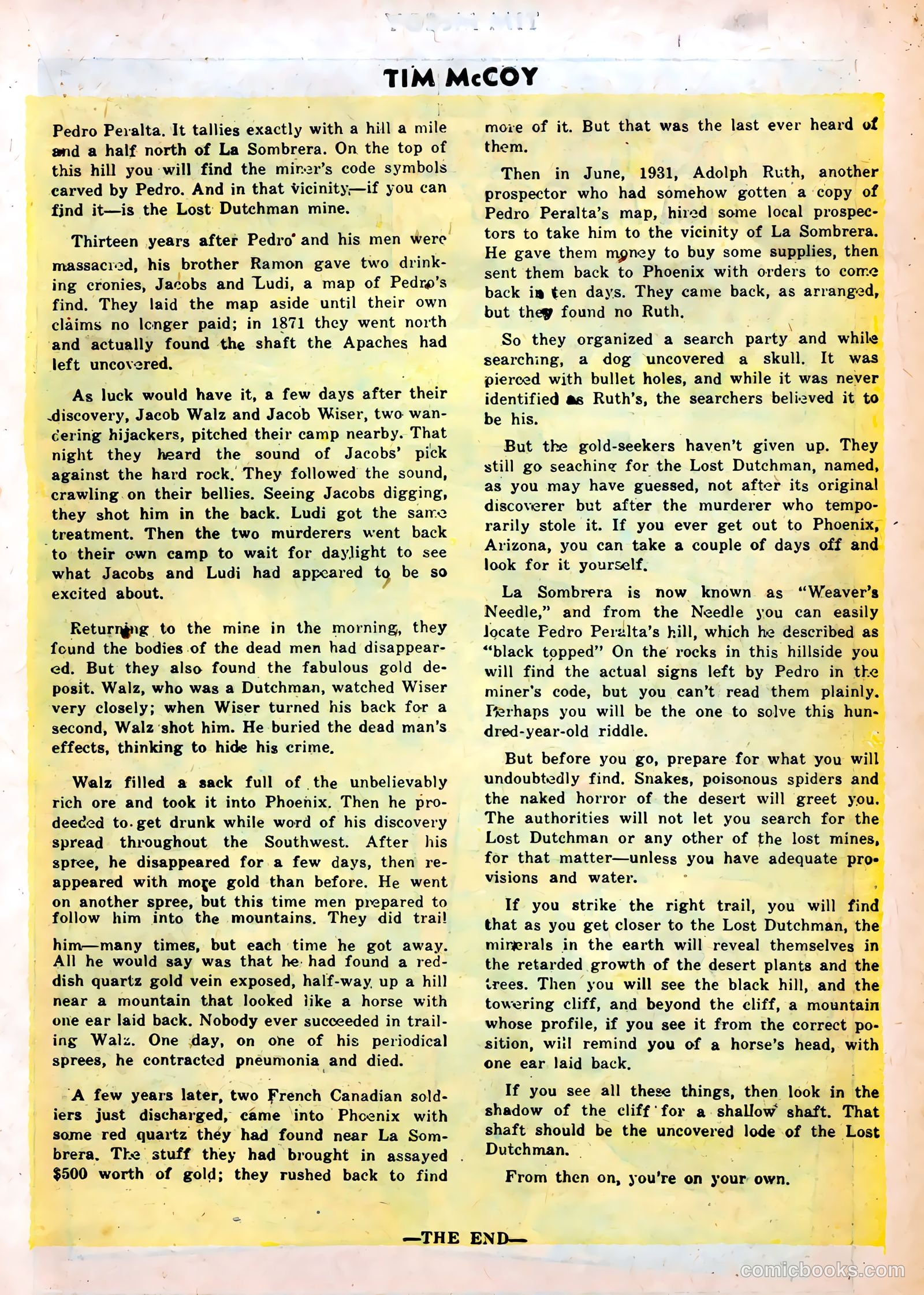 Tim McCoy #19 — page 19 of 36