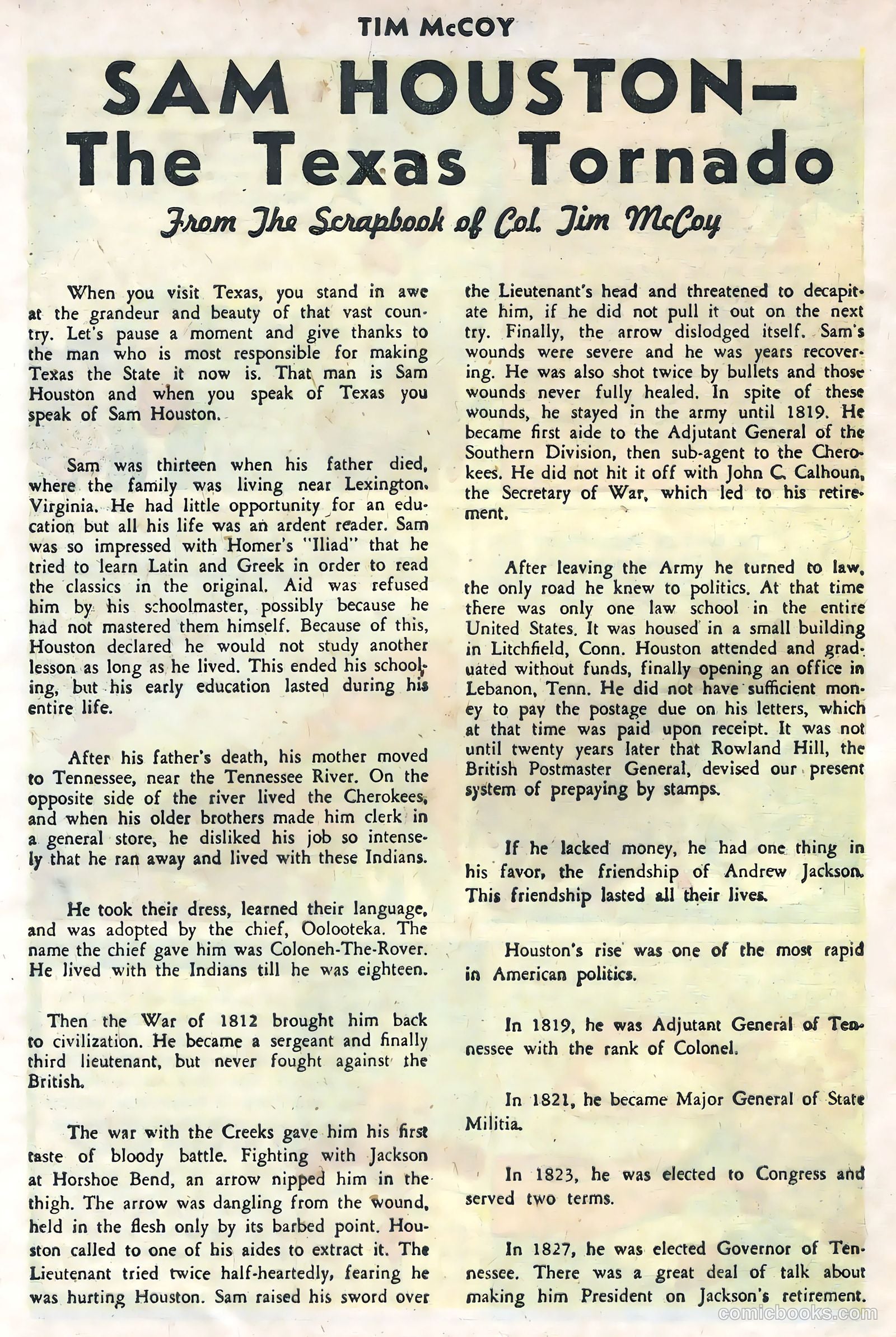 Tim McCoy #21 — page 18 of 36