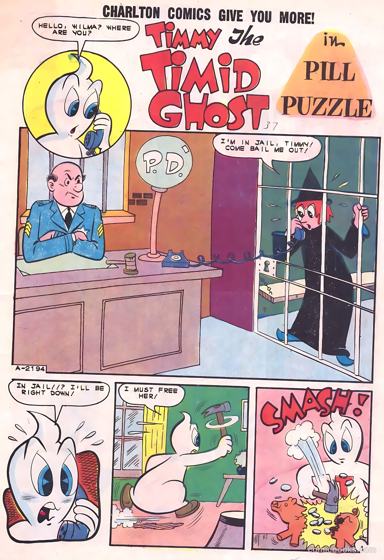 Timmy the Timid Ghost #37 — page 3 of 36