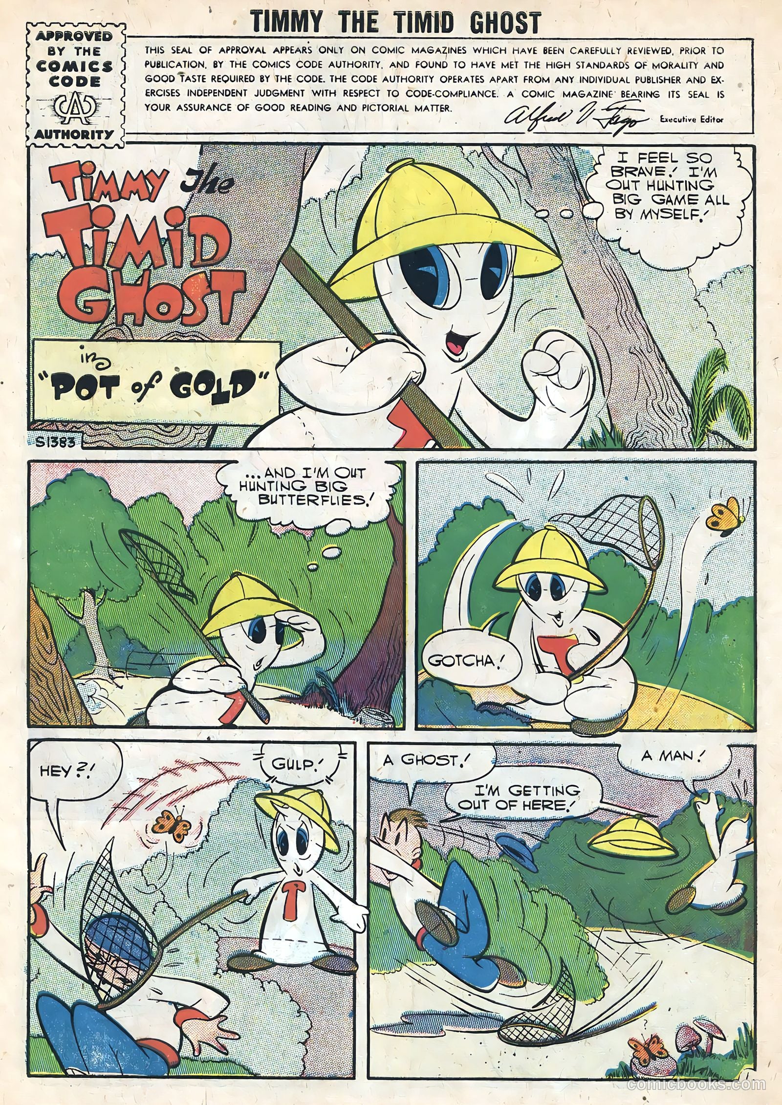 Timmy the Timid Ghost #6 — page 3 of 36