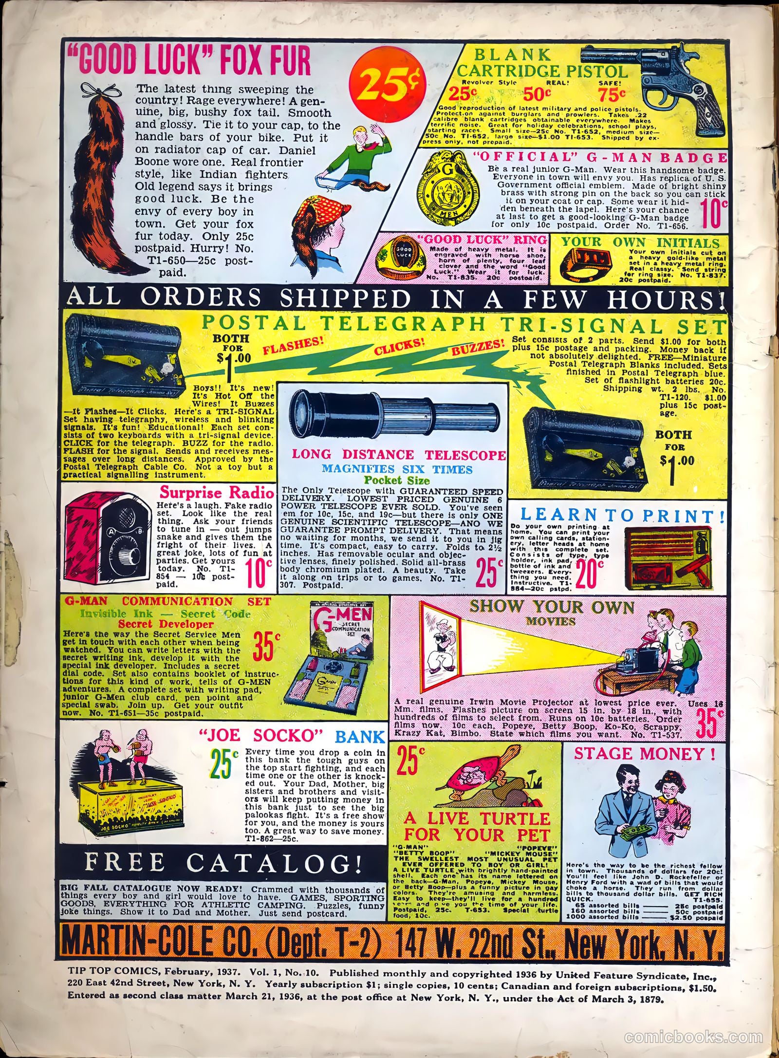 Tip Topper Comics #10 — page 2 of 58