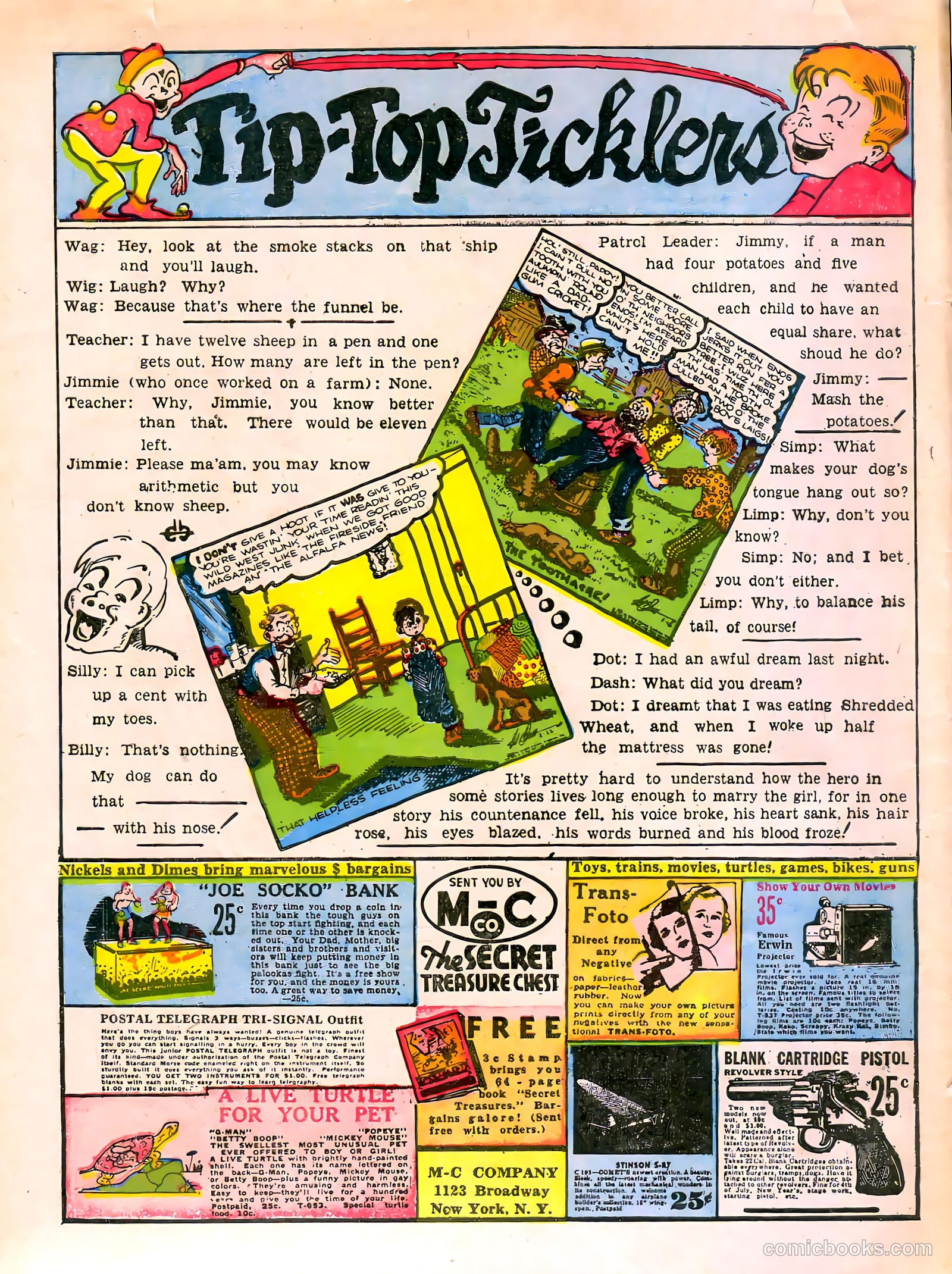 Tip Topper Comics #14 — page 56 of 58