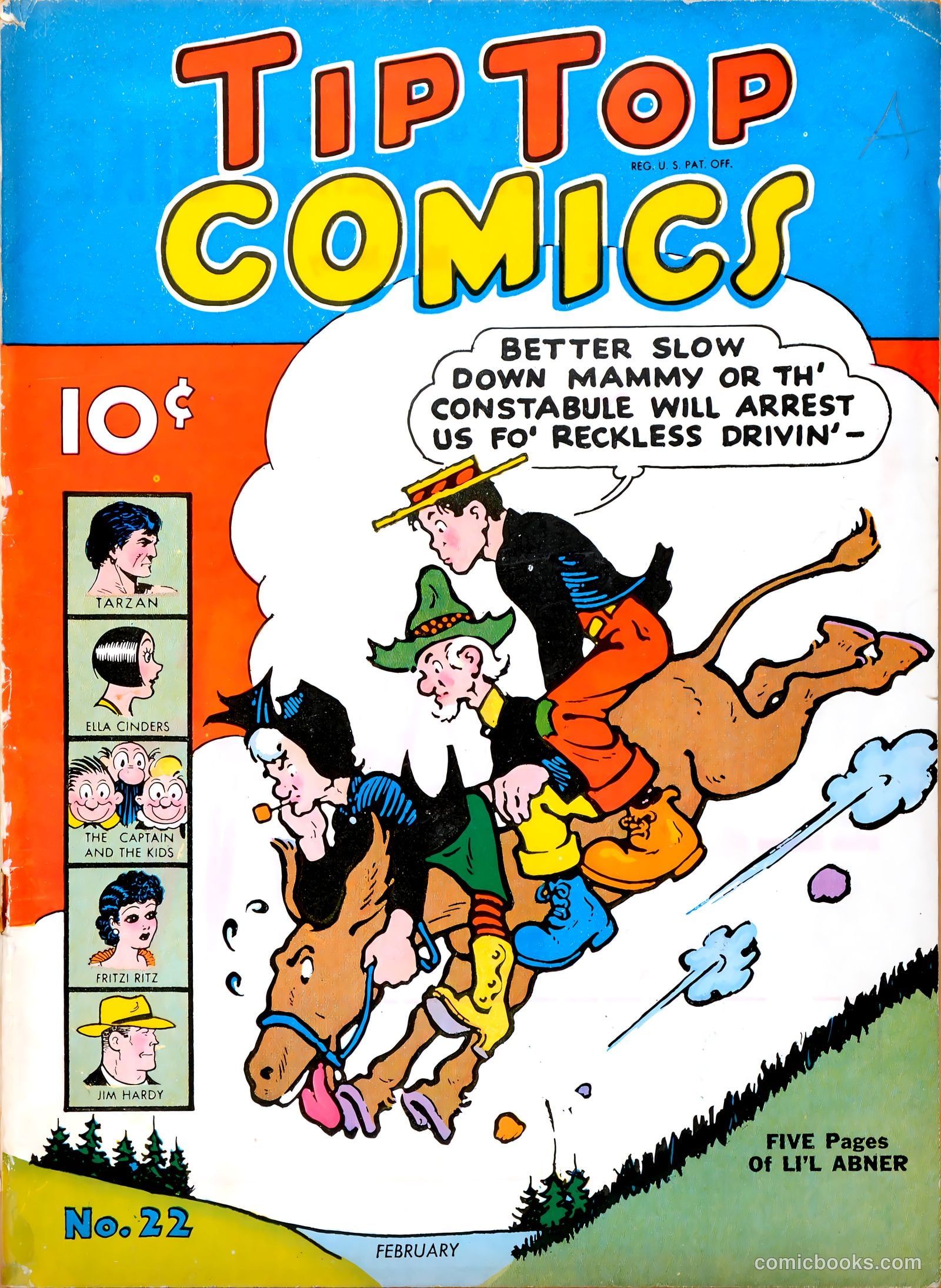 Tip Topper Comics #22 — page 1 of 55