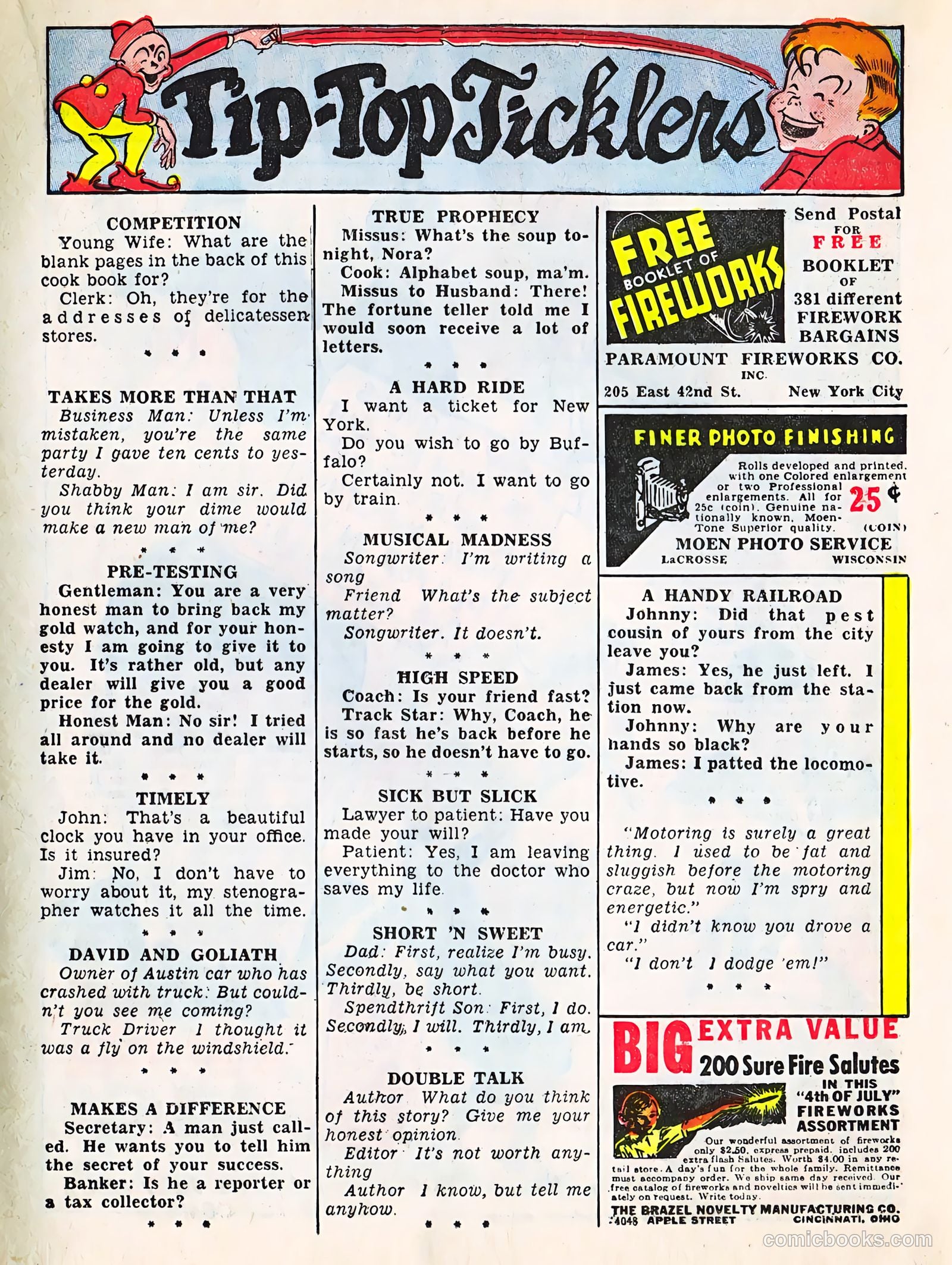 Tip Topper Comics #26 — page 16 of 58