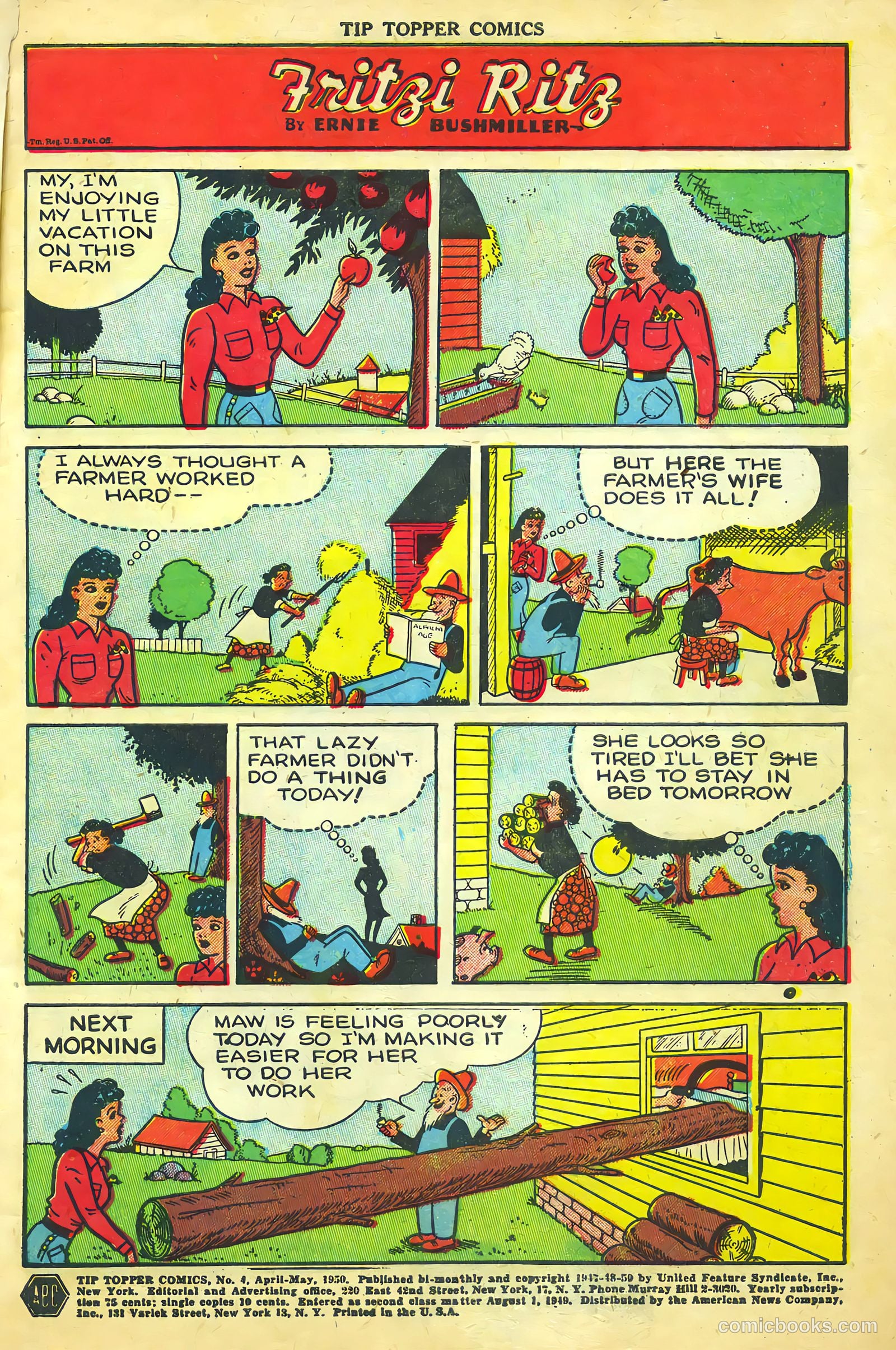 Tip Topper Comics #4 — page 3 of 45