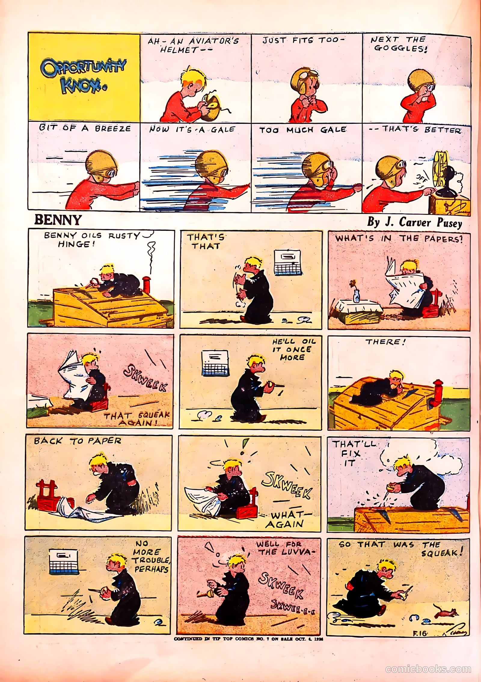 Tip Topper Comics #6 — page 31 of 61