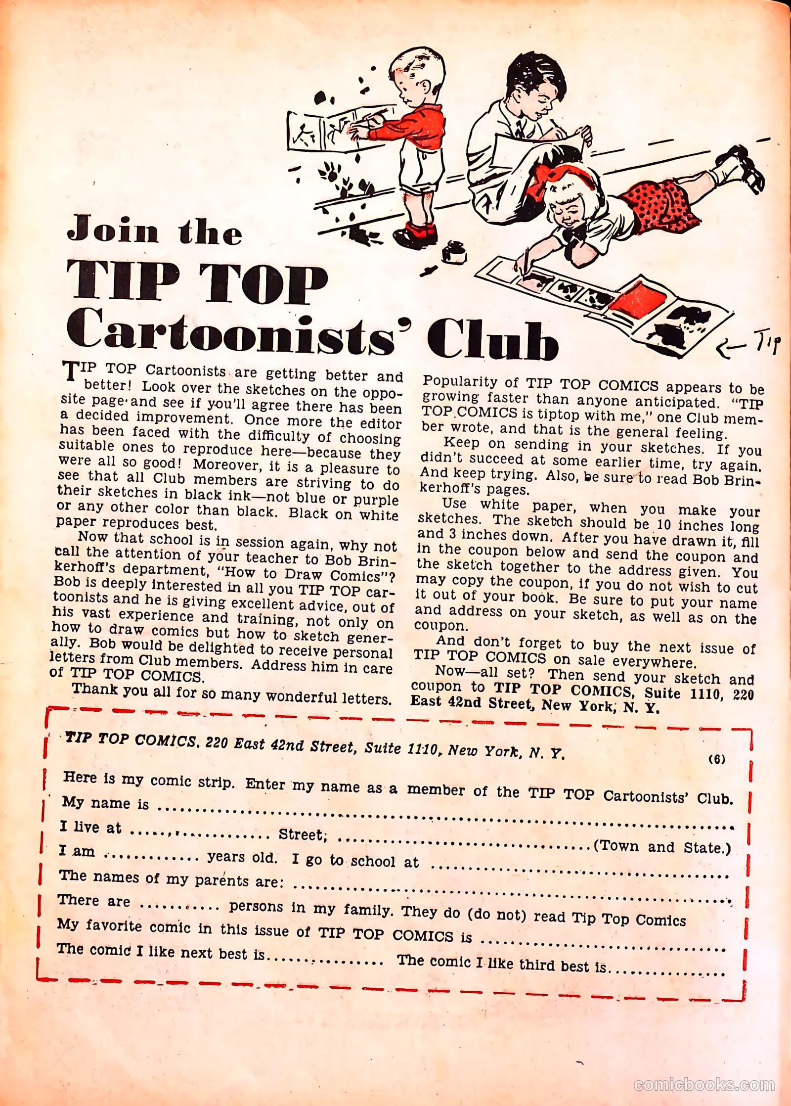 Tip Topper Comics #6 — page 57 of 61