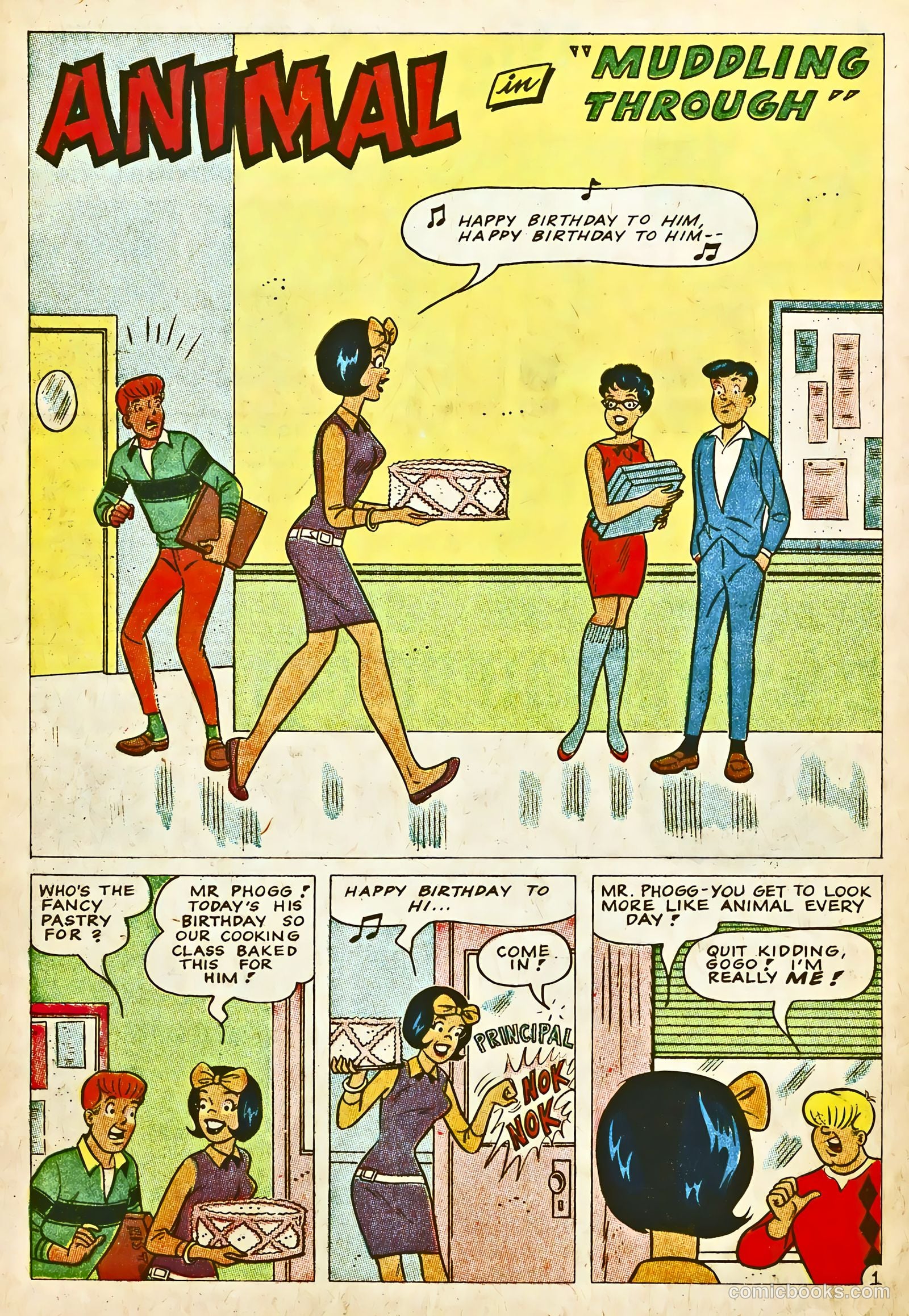 Tippy's Friends Go-Go and Animal #3 — page 60 of 68