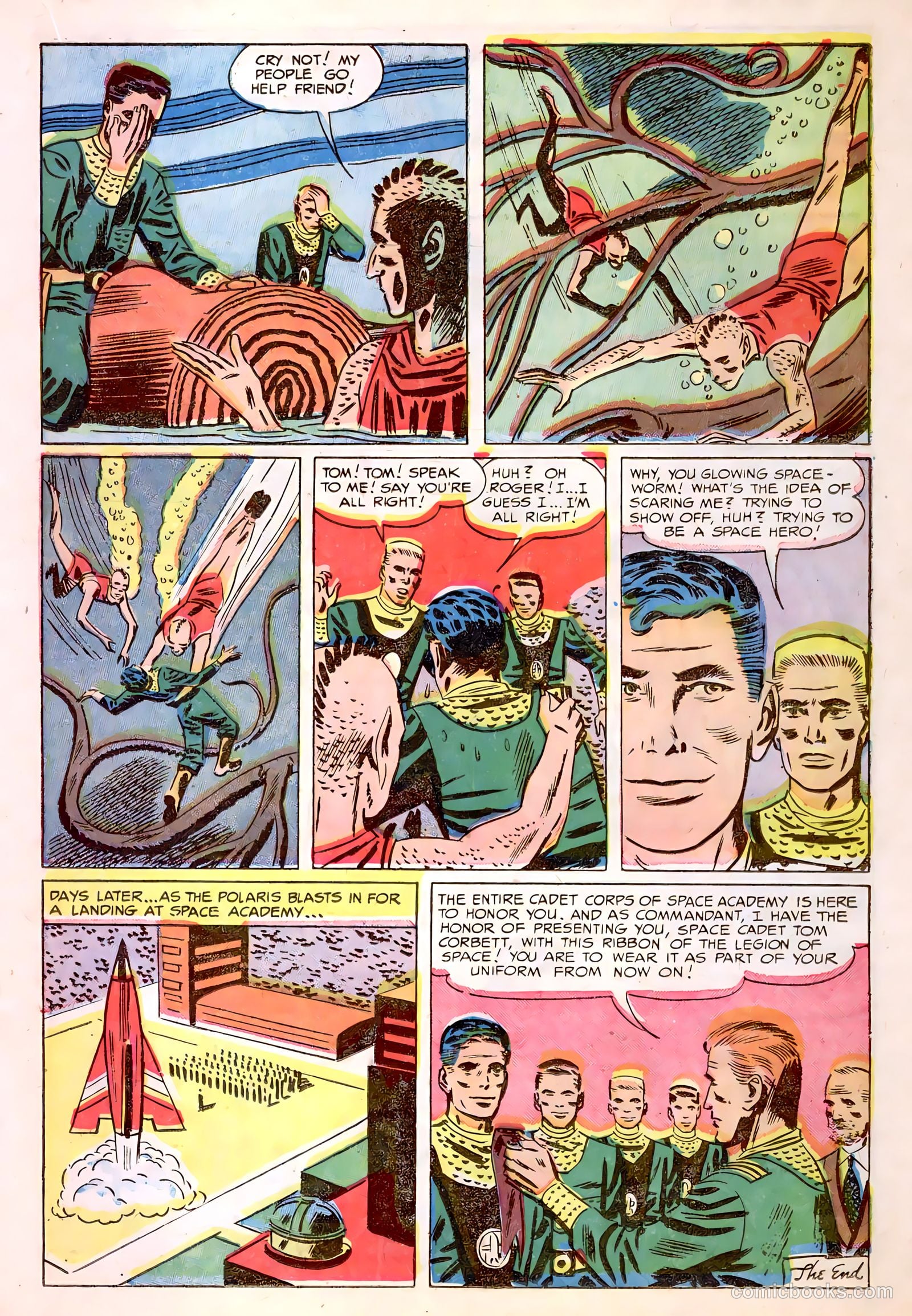 Tom Corbett, Space Cadet #1 — page 19 of 36