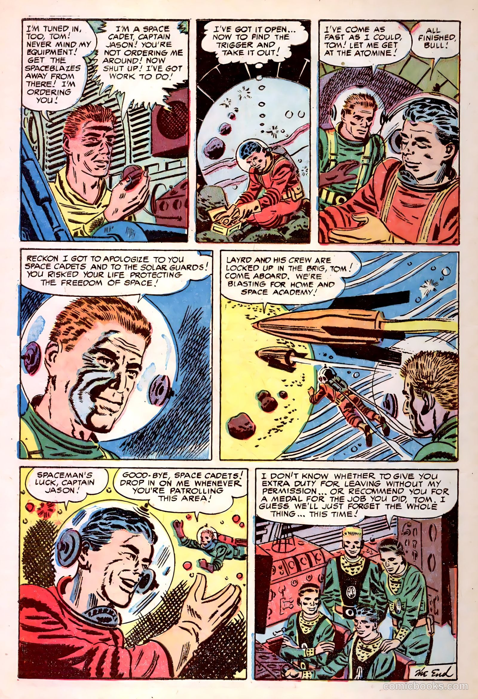 Tom Corbett, Space Cadet #1 — page 32 of 36