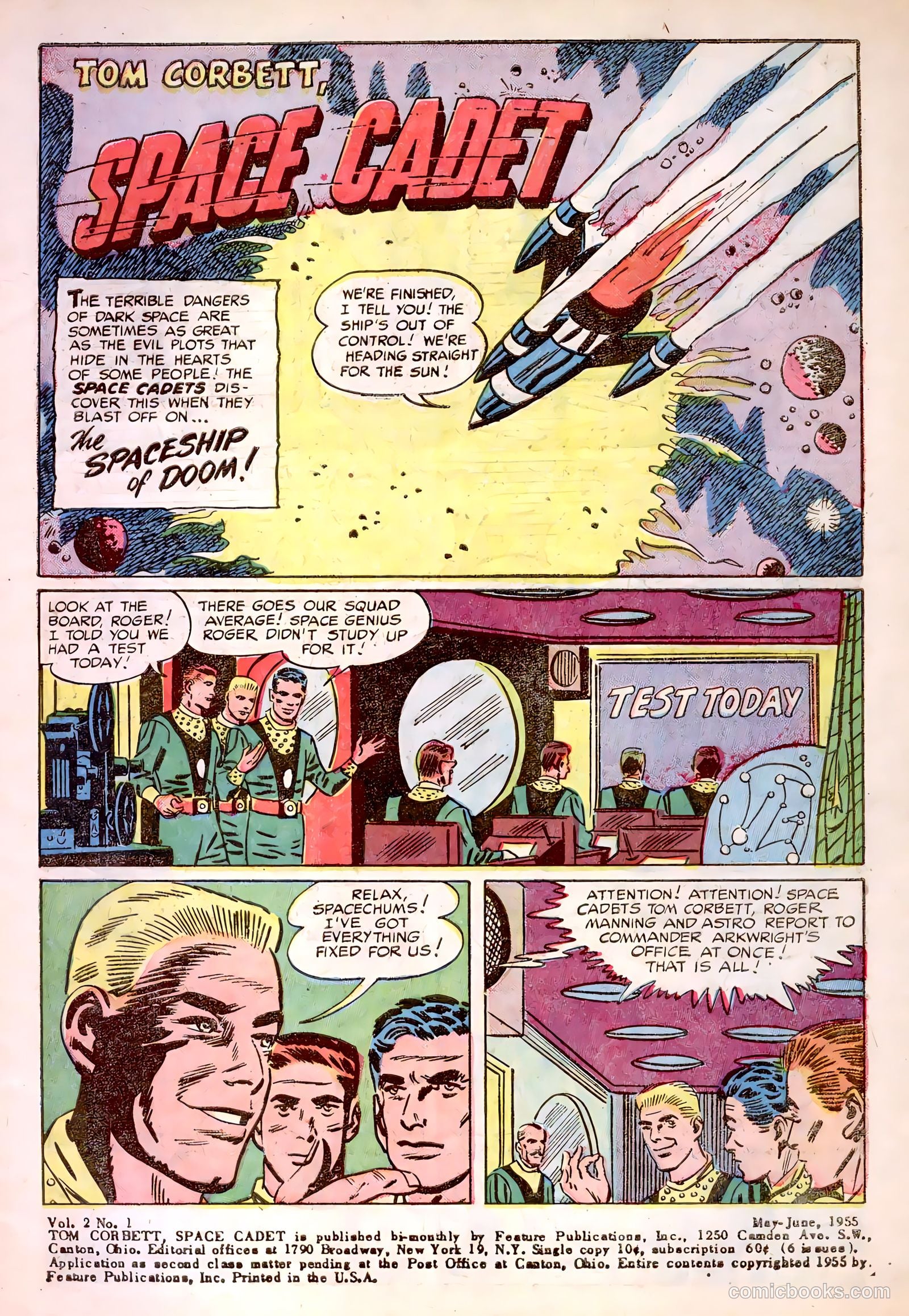 Tom Corbett, Space Cadet #1 — page 3 of 35