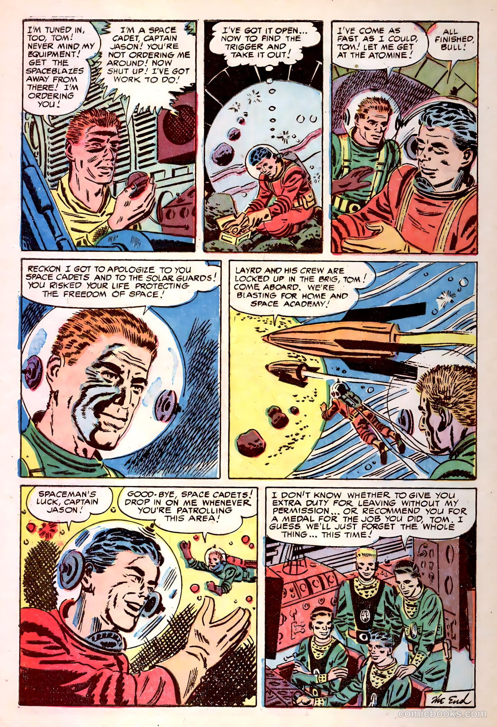 Tom Corbett, Space Cadet #1 — page 32 of 35