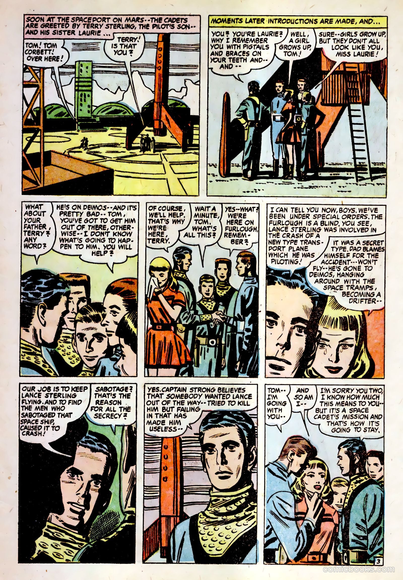 Tom Corbett, Space Cadet #3 — page 13 of 36