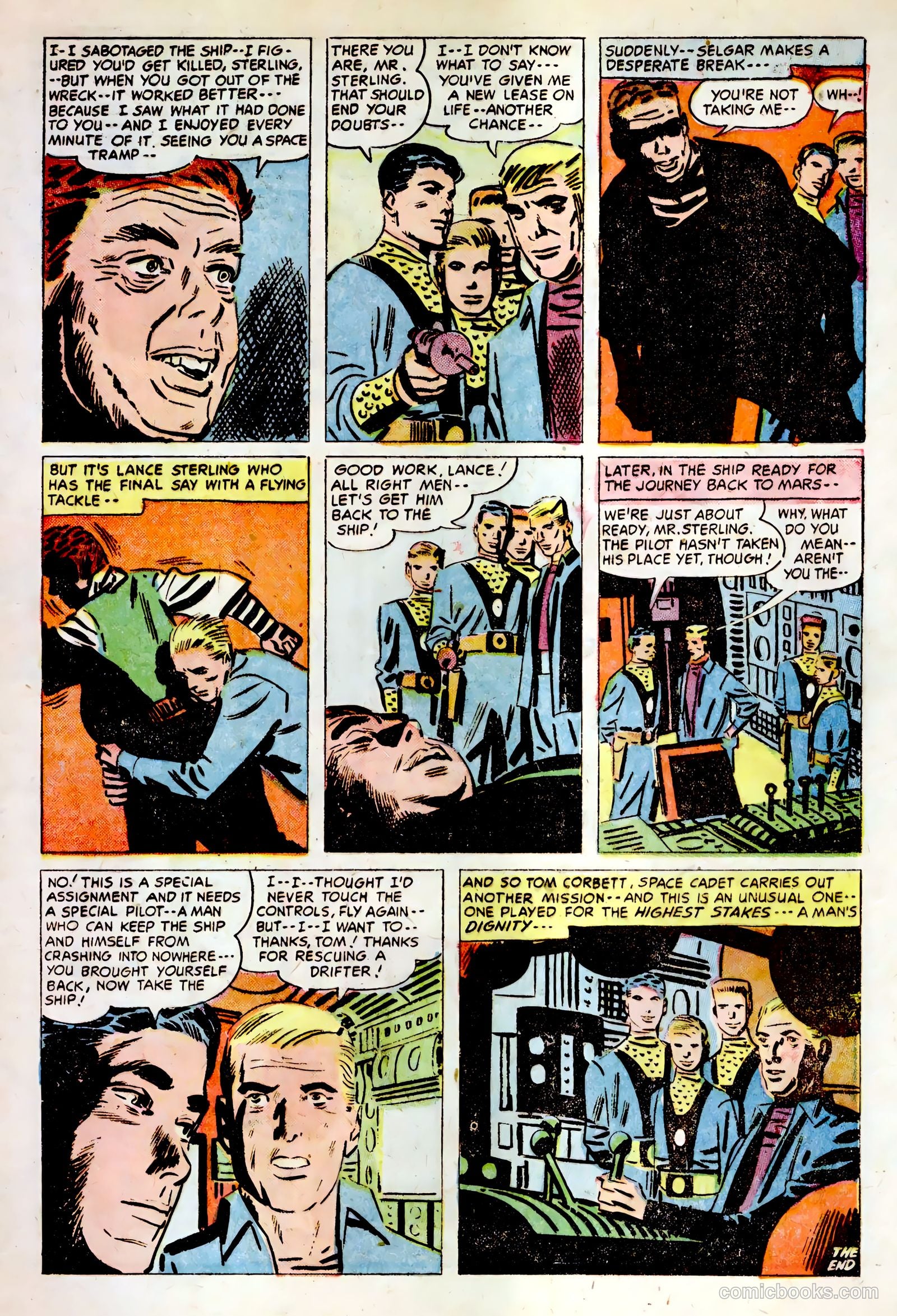 Tom Corbett, Space Cadet #3 — page 17 of 36