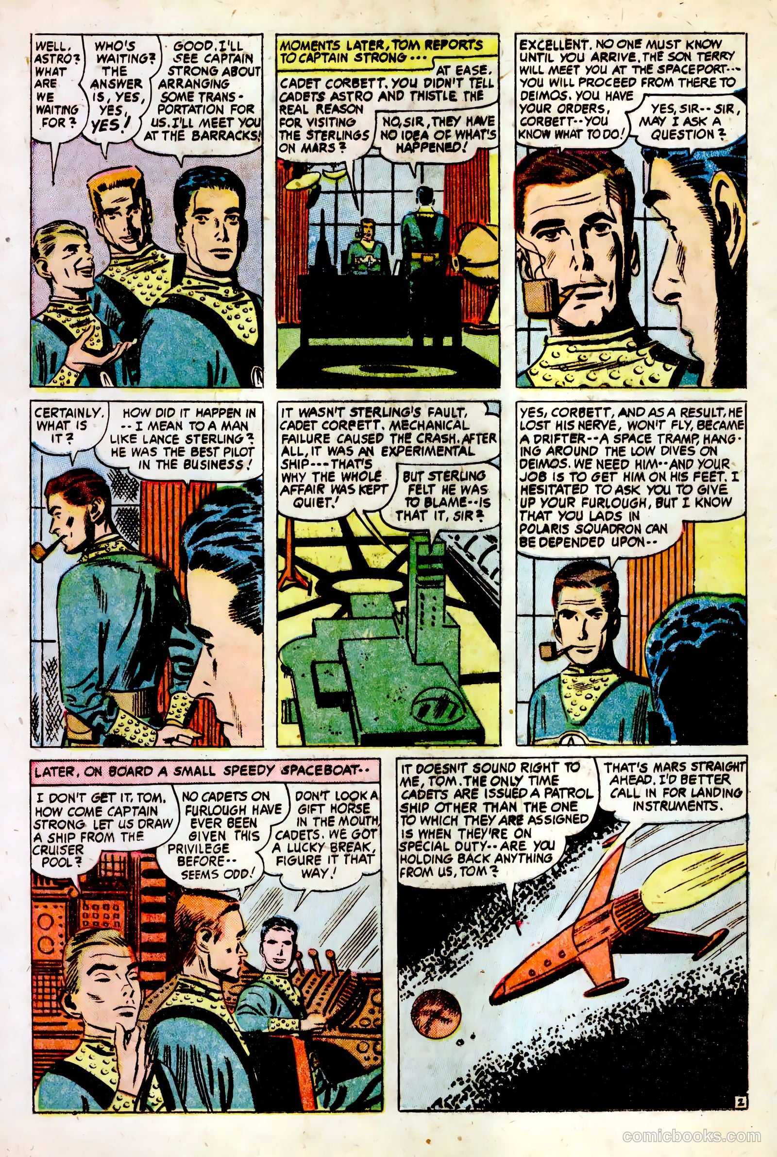 Tom Corbett Space Cadet #3 — page 12 of 36