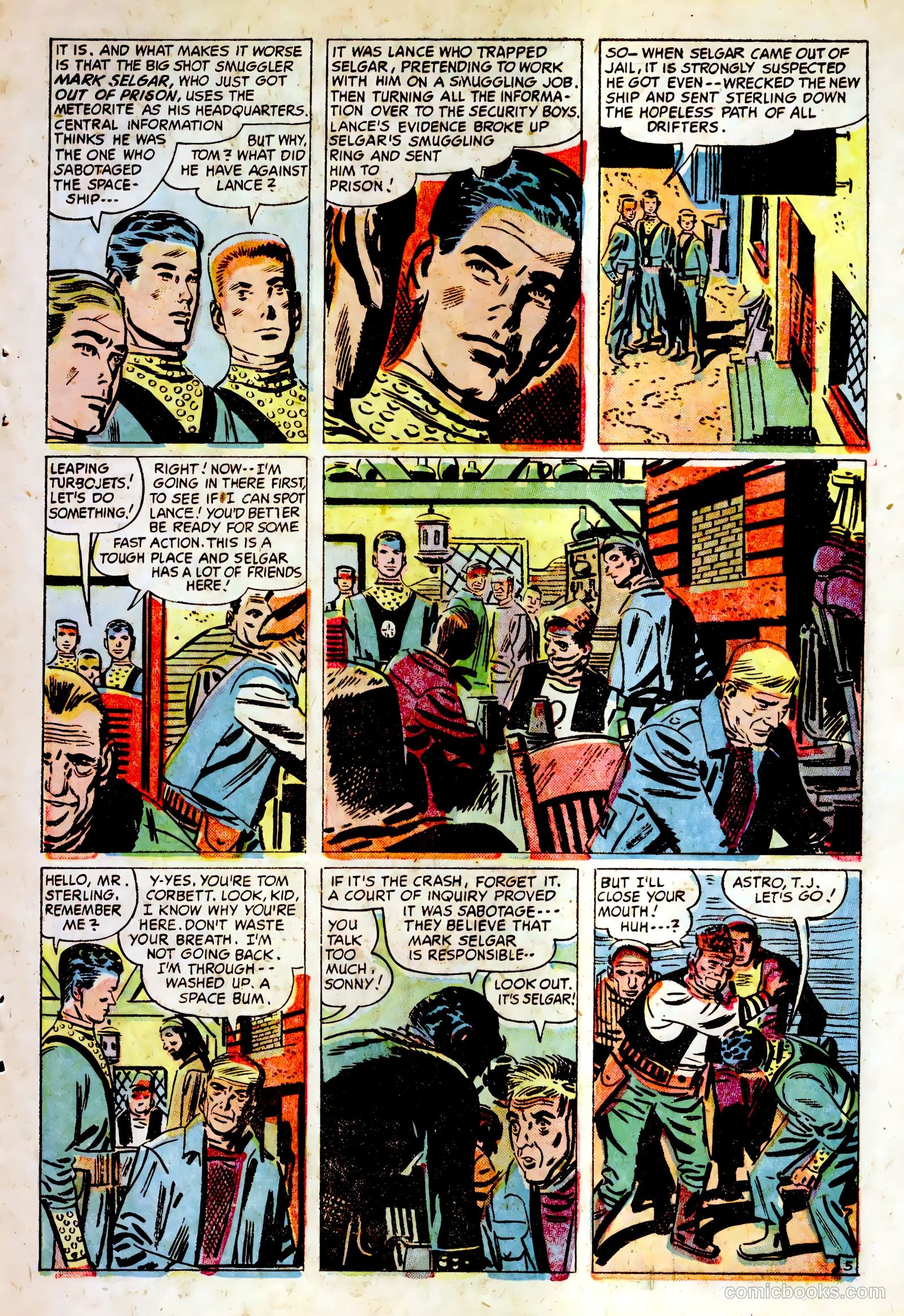 Tom Corbett Space Cadet #3 — page 15 of 36