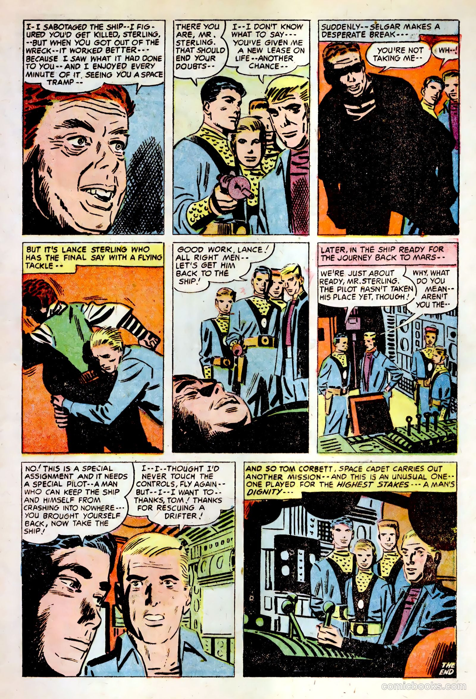 Tom Corbett Space Cadet #3 — page 17 of 36
