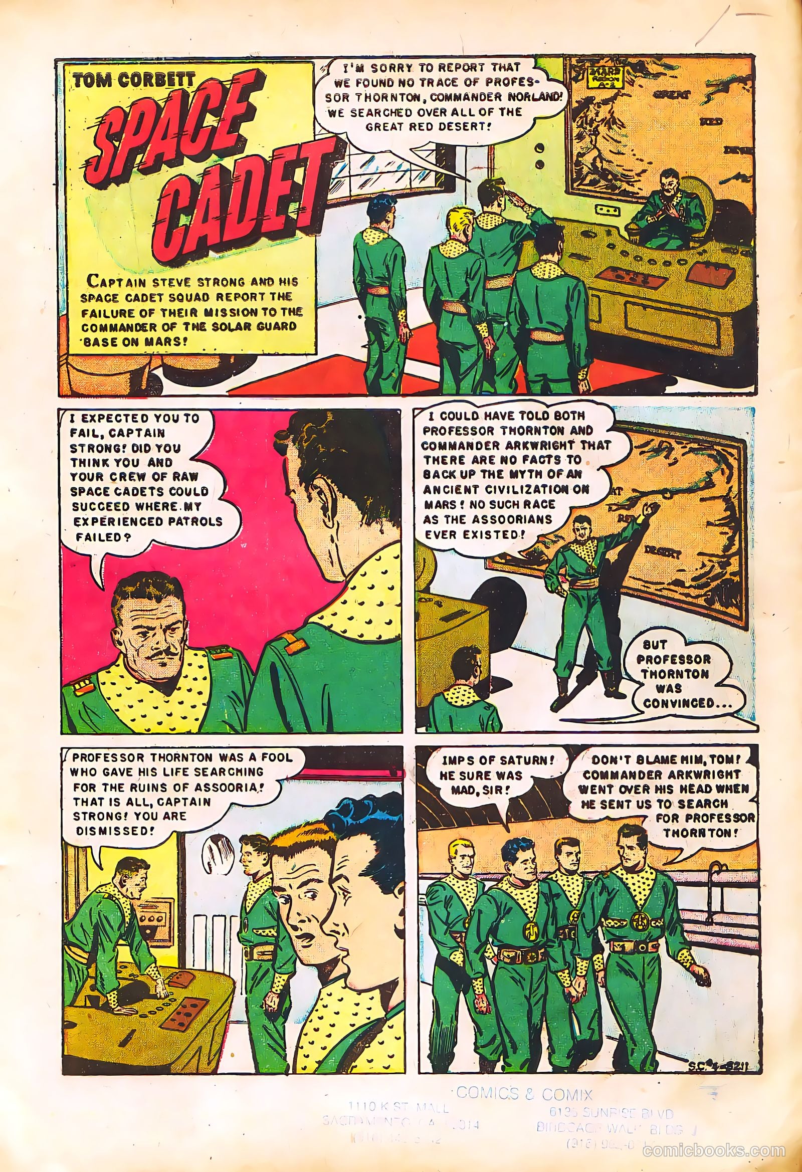 Tom Corbett, Space Cadet #4 — page 3 of 36