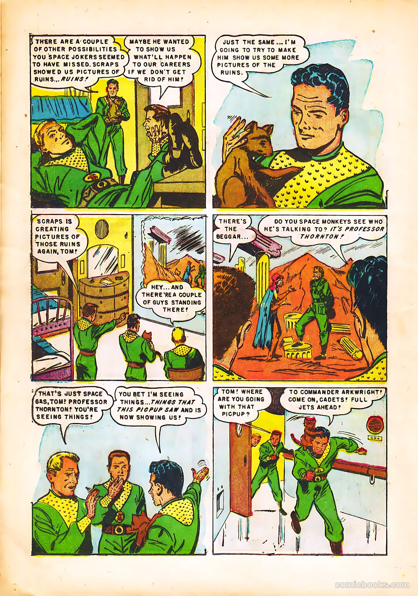 Tom Corbett, Space Cadet #4 — page 12 of 36