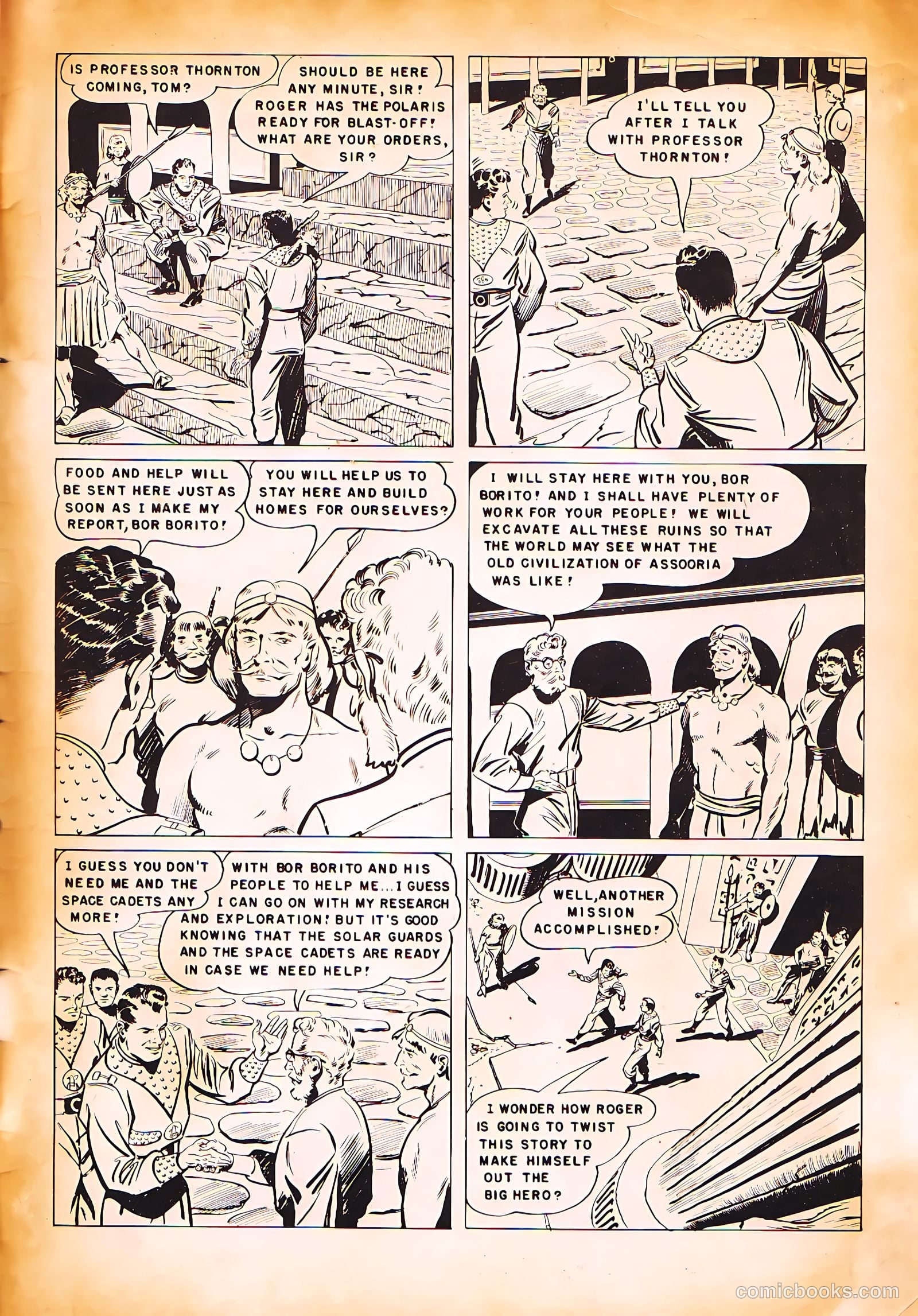 Tom Corbett, Space Cadet #4 — page 35 of 36