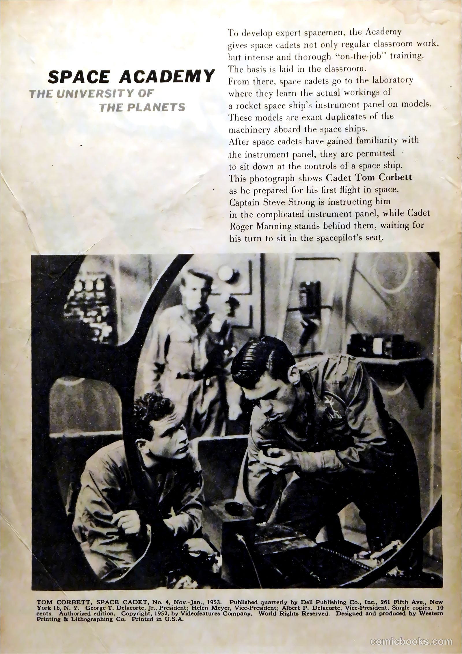 Tom Corbett Space Cadet #4 — page 2 of 36