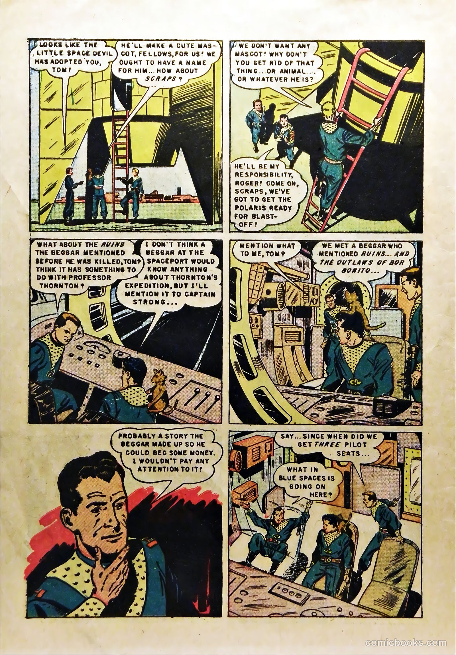 Tom Corbett Space Cadet #4 — page 6 of 36