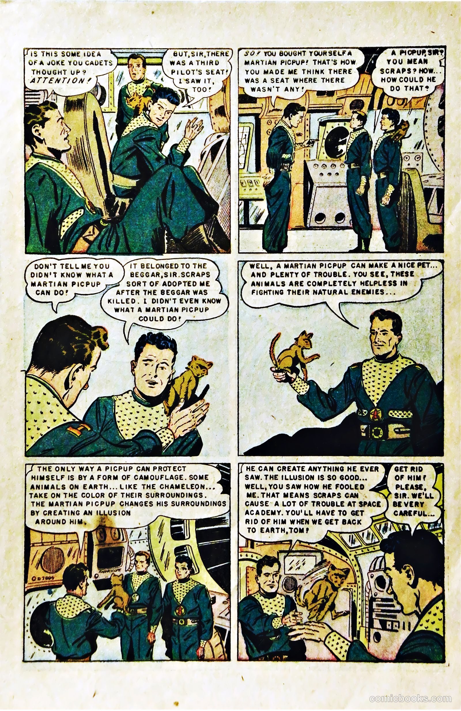 Tom Corbett Space Cadet #4 — page 7 of 36