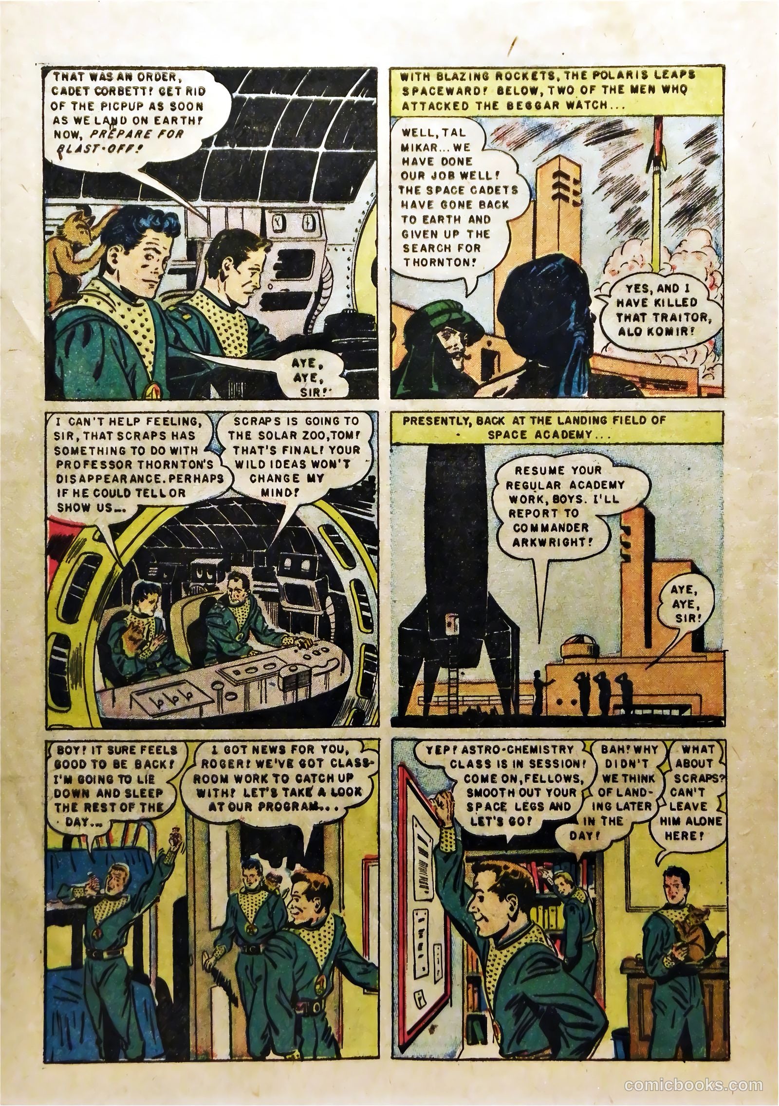 Tom Corbett Space Cadet #4 — page 8 of 36