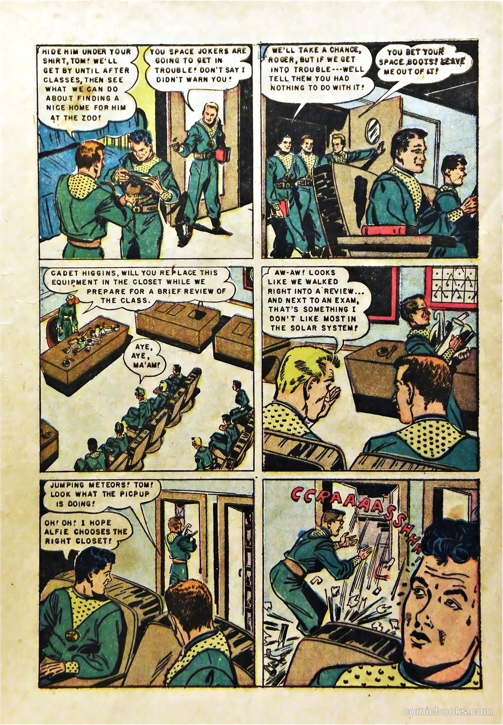 Tom Corbett Space Cadet #4 — page 9 of 36
