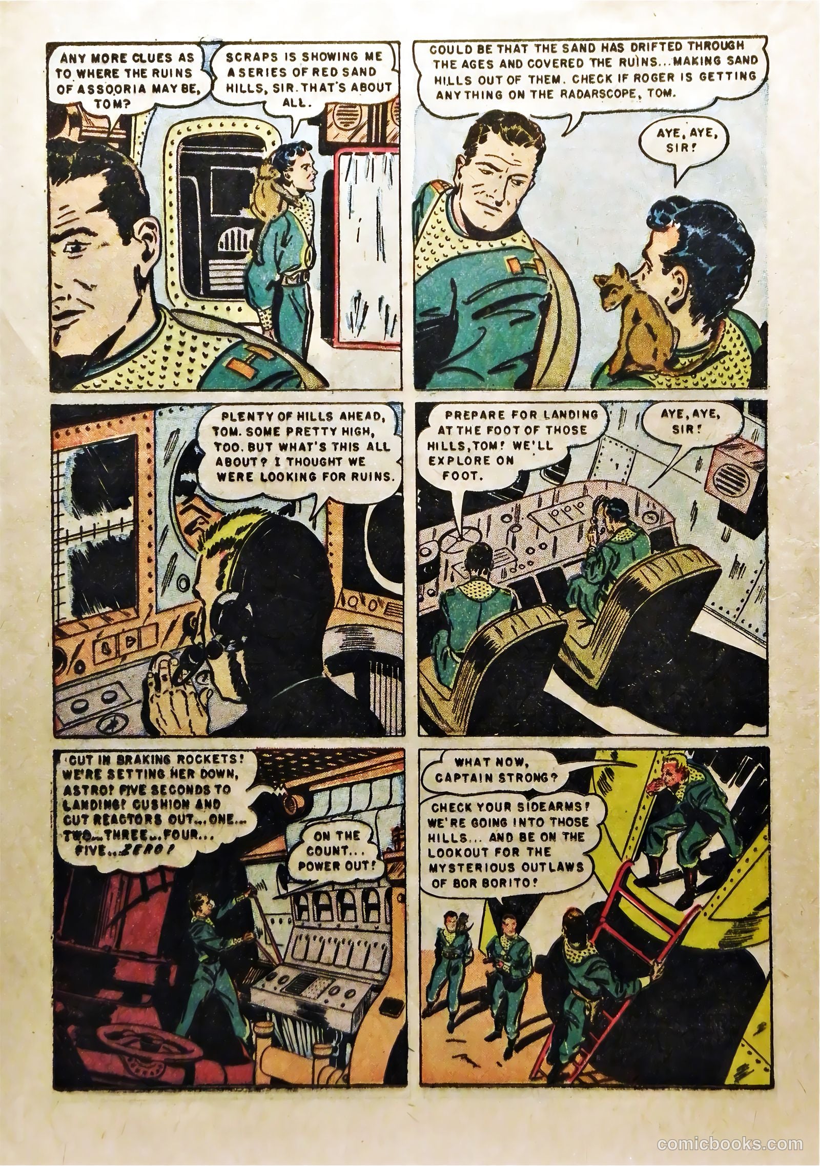 Tom Corbett Space Cadet #4 — page 16 of 36