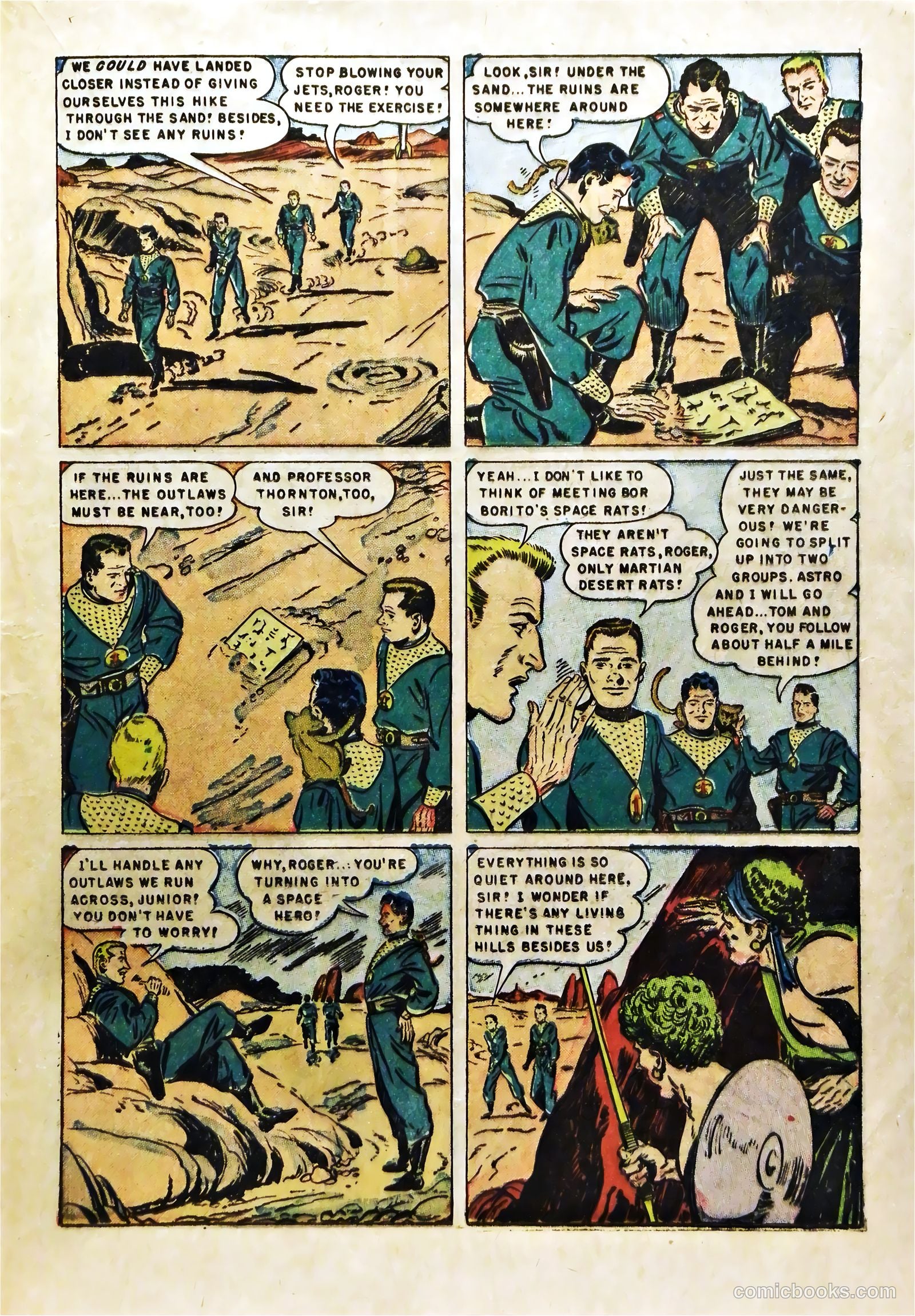 Tom Corbett Space Cadet #4 — page 17 of 36