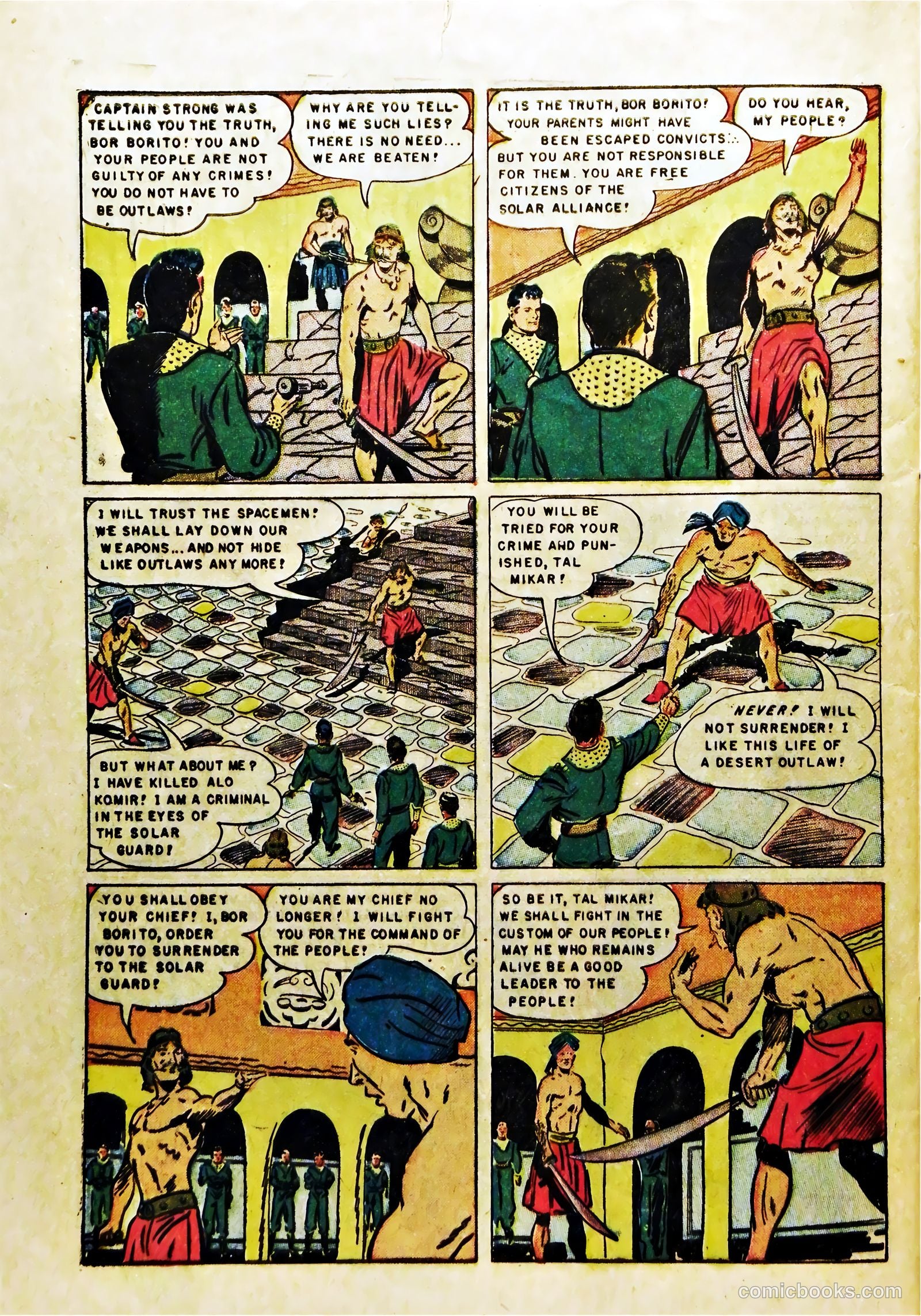 Tom Corbett Space Cadet #4 — page 28 of 36