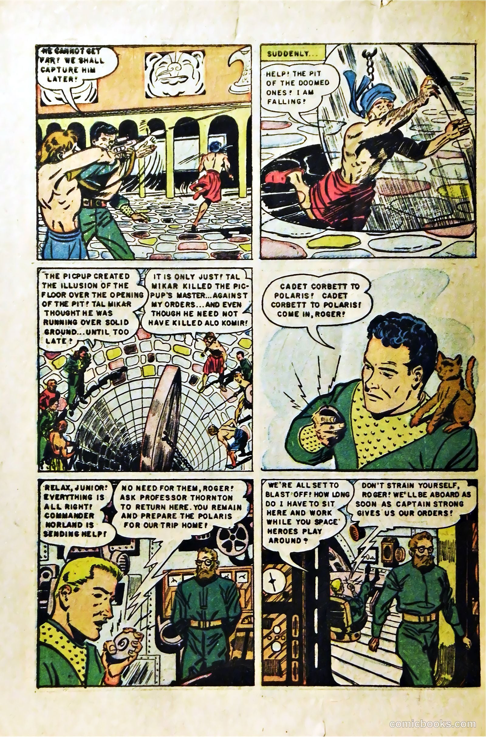 Tom Corbett Space Cadet #4 — page 34 of 36