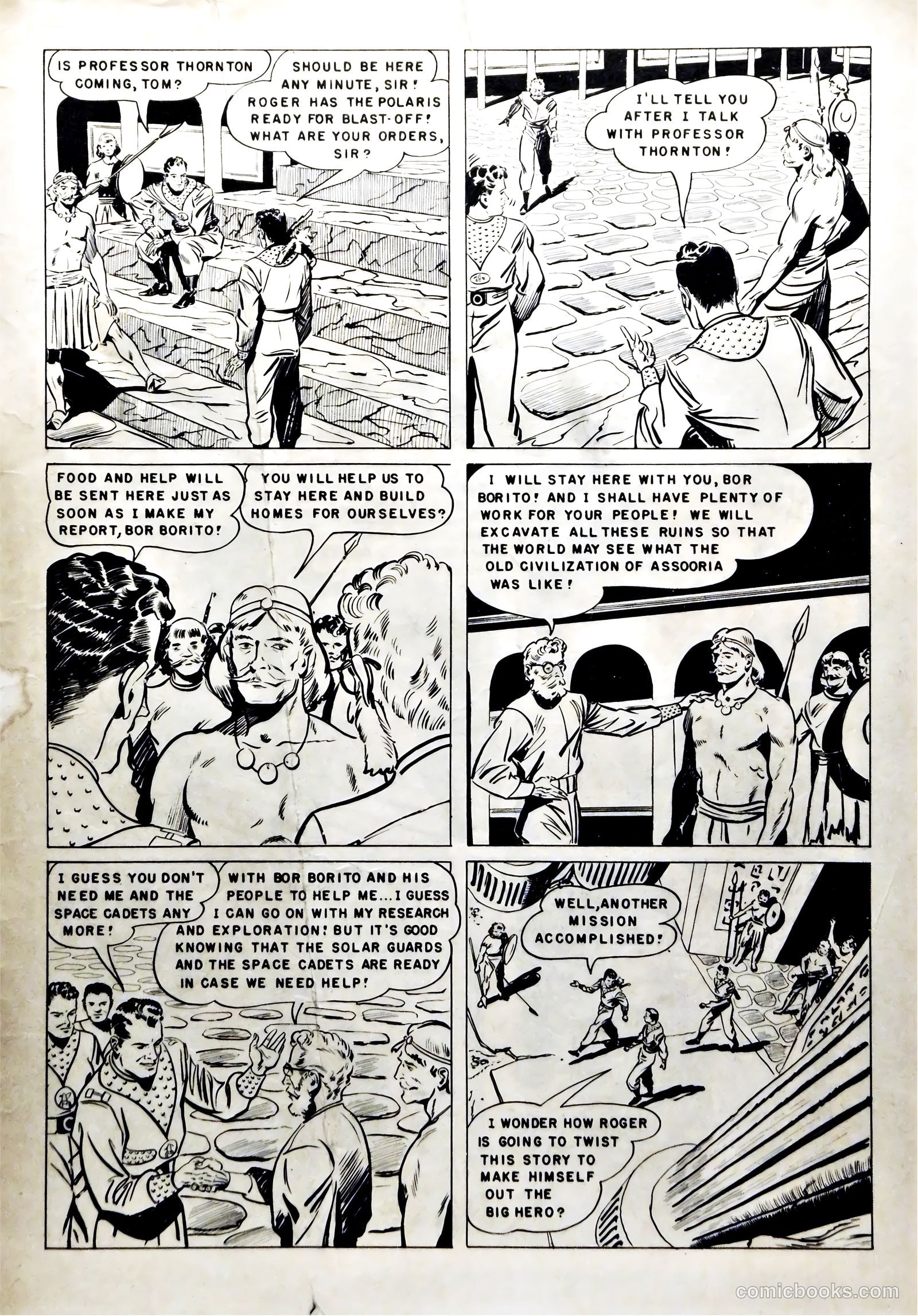 Tom Corbett Space Cadet #4 — page 35 of 36