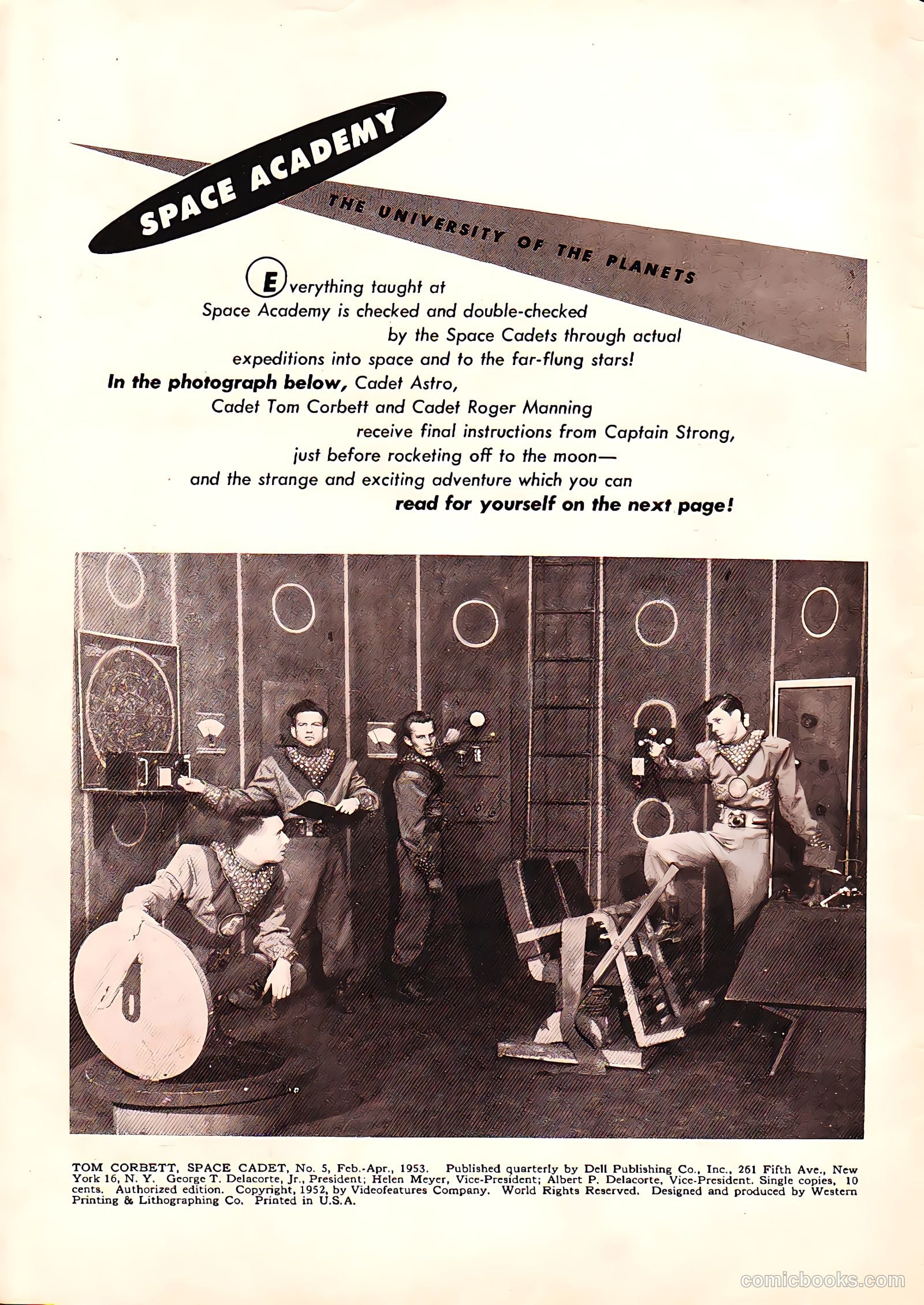 Tom Corbett Space Cadet #5 — page 2 of 36