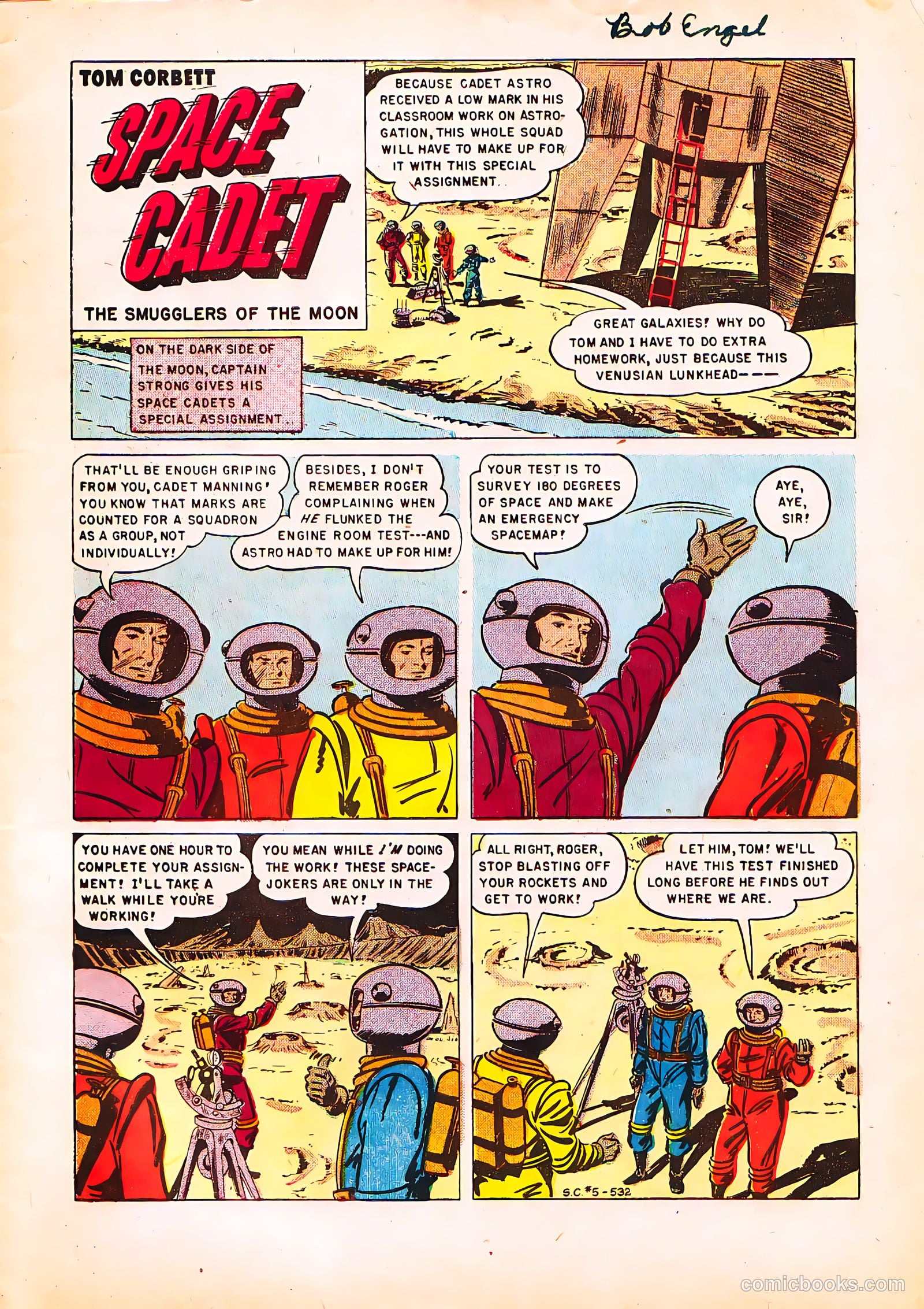 Tom Corbett Space Cadet #5 — page 3 of 36
