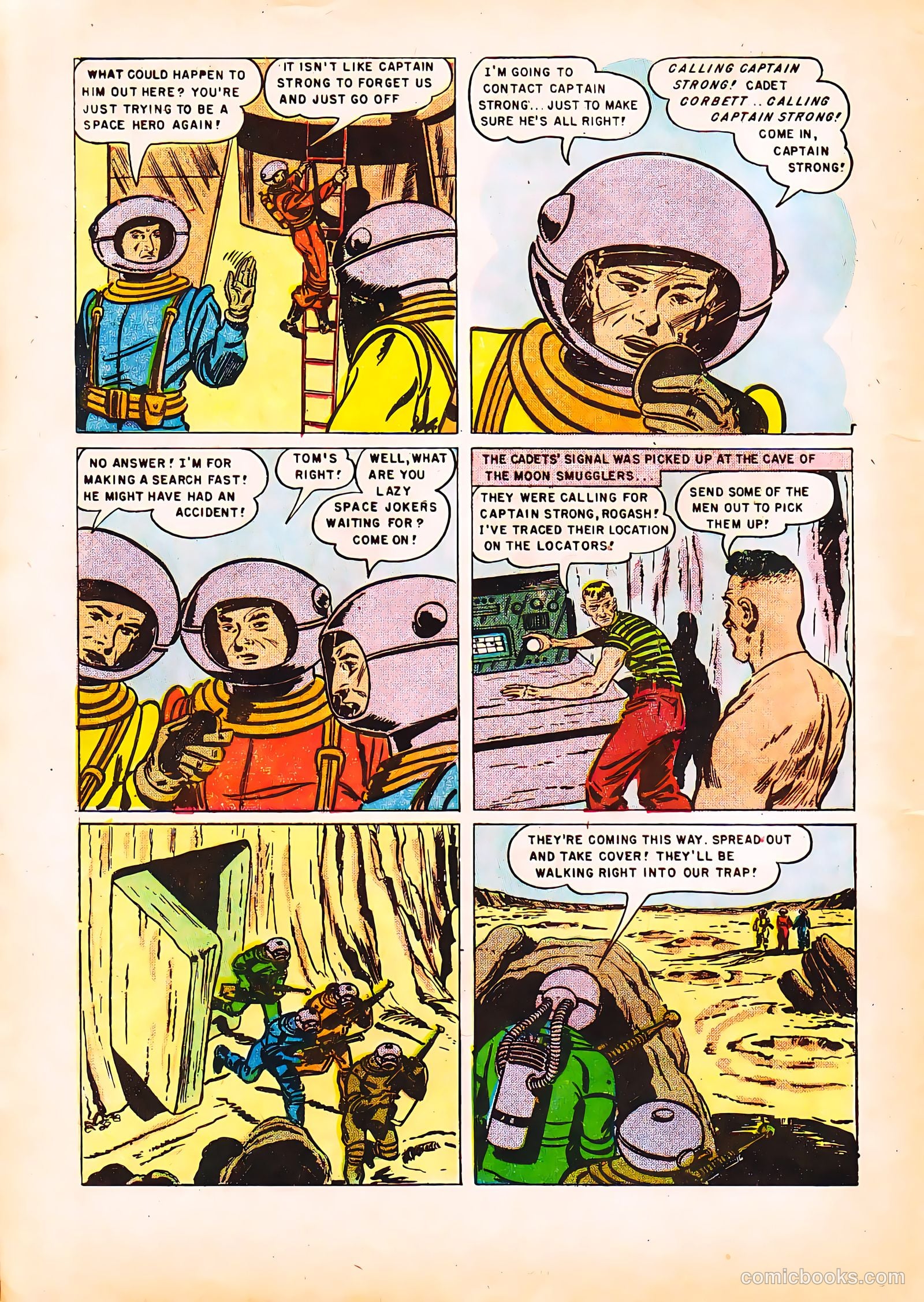 Tom Corbett Space Cadet #5 — page 8 of 36