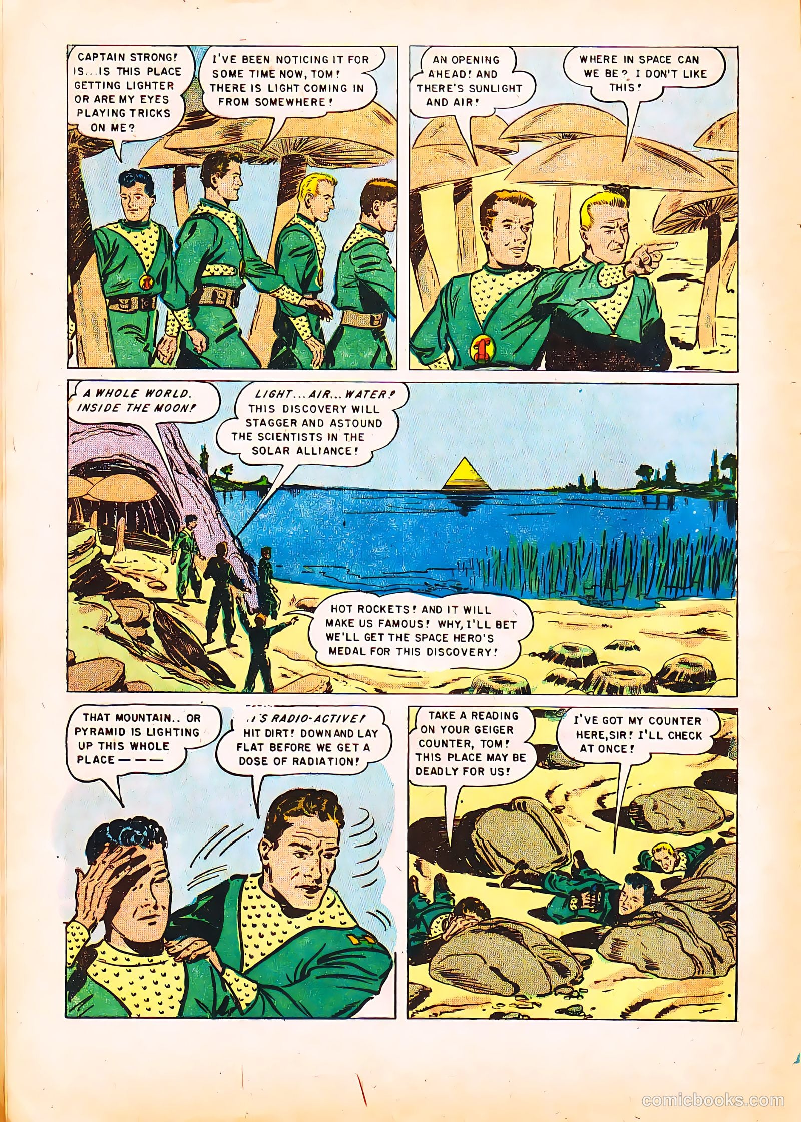Tom Corbett Space Cadet #5 — page 16 of 36